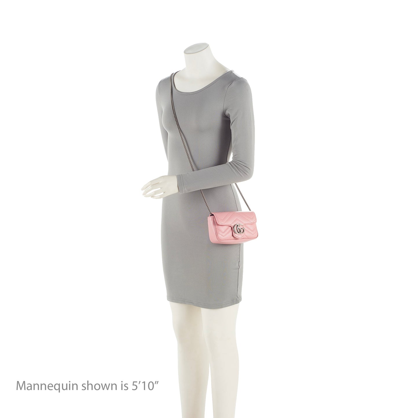 Gucci Matelasse Leather GG Marmont Super Mini Bag (SHF-22852)