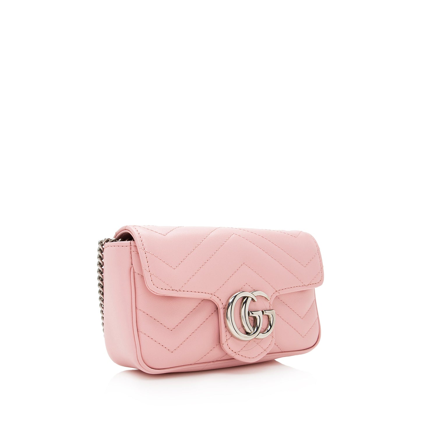 Gucci Matelasse Leather GG Marmont Super Mini Bag (SHF-22852)