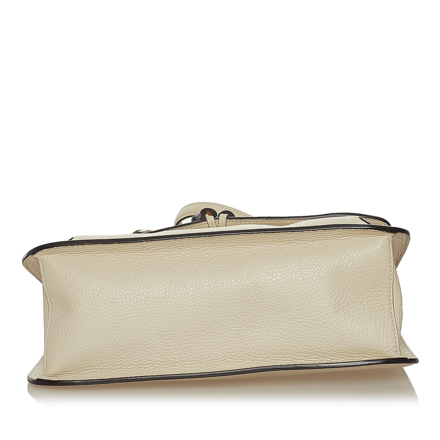 Gucci Medium Bamboo Daily Flap Leather Crossbody Bag (SHG-34409)