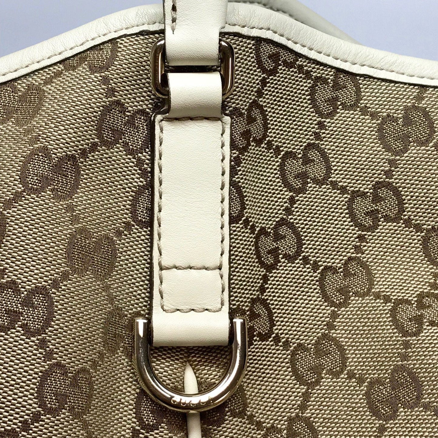 Gucci Medium Britt Hobo Signature GG Canvas Shoulder Bag