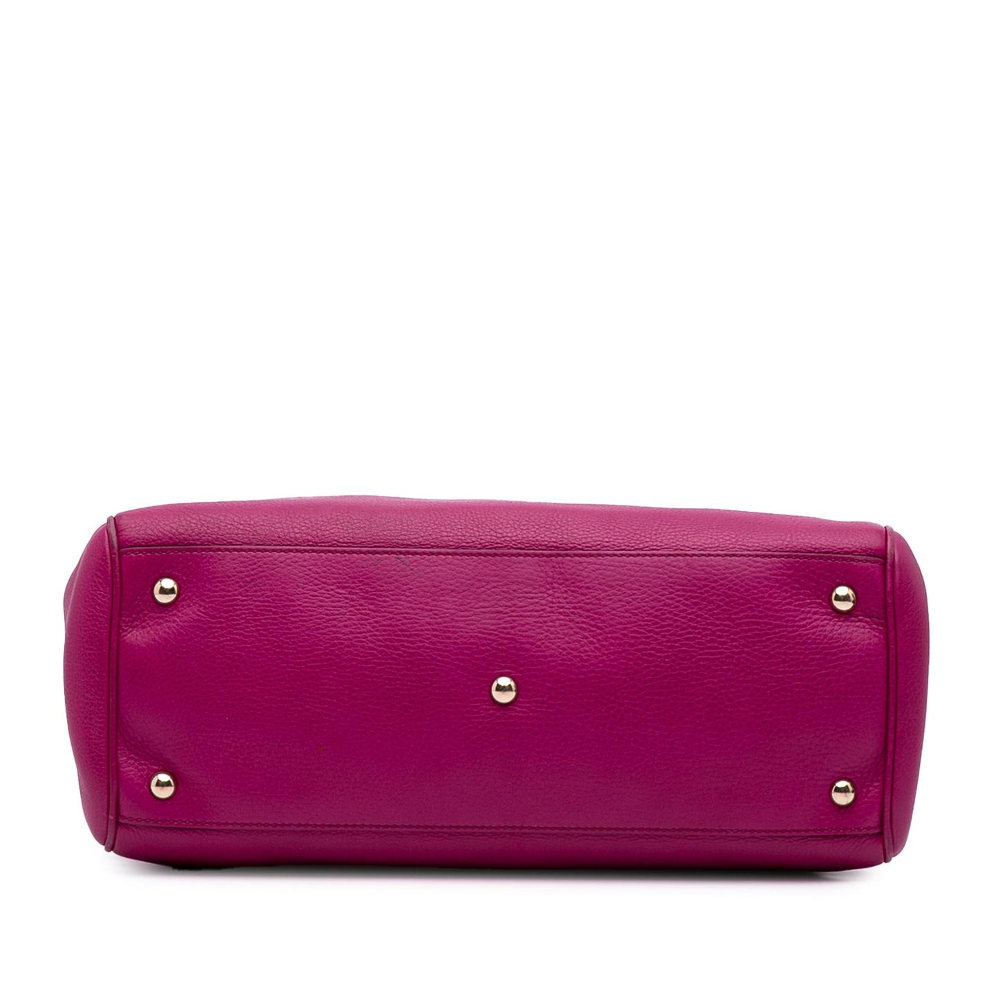 Gucci Medium Calfskin Bamboo Shopper Satchel
