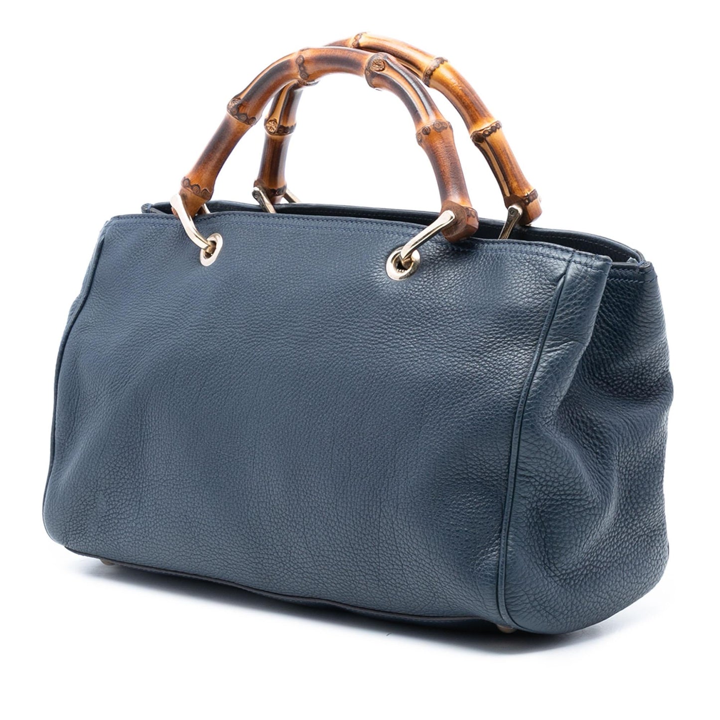 Gucci Medium Calfskin Bamboo Shopper Satchel