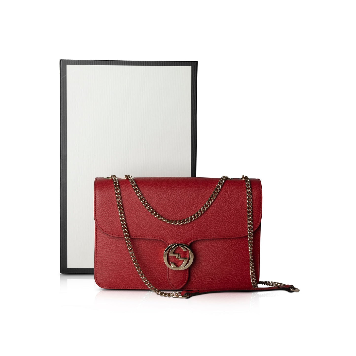 Gucci Medium Dollar Interlocking GG Shoulder Bag