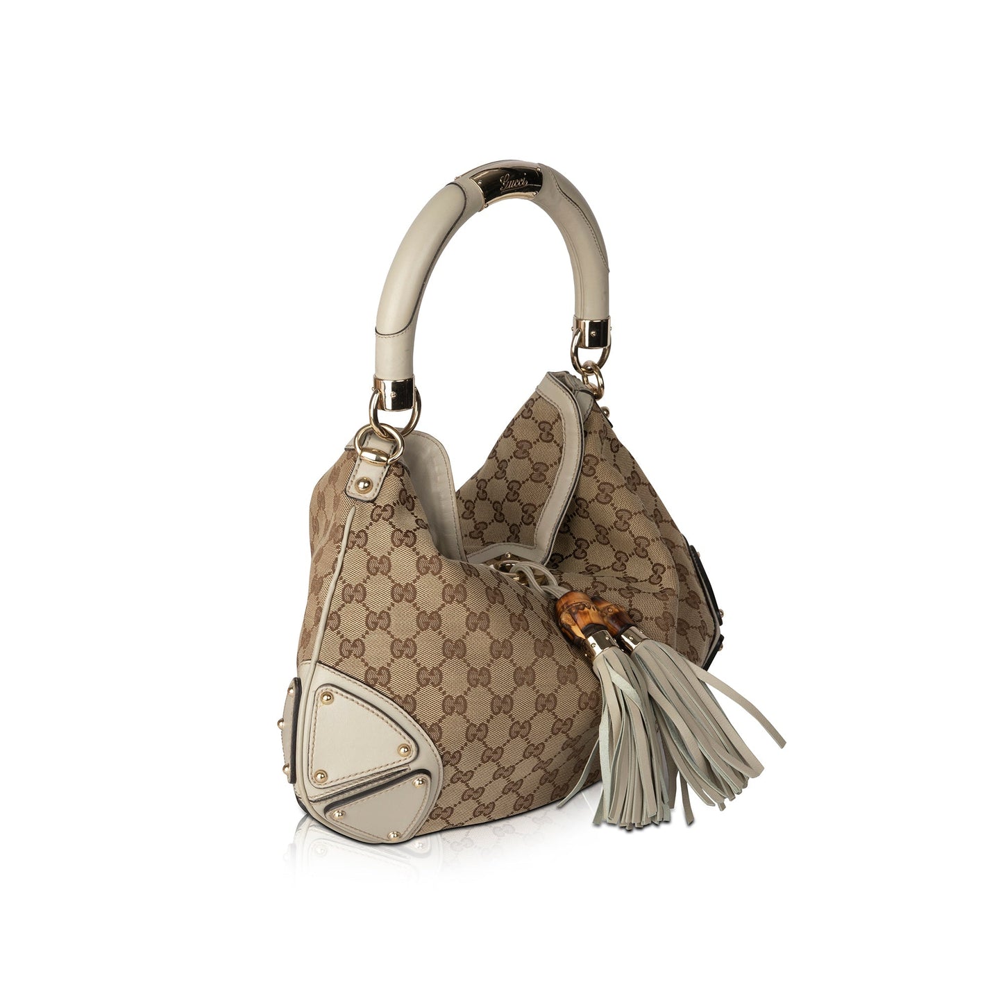 Gucci Medium GG Canvas Babouska Indy Hobo