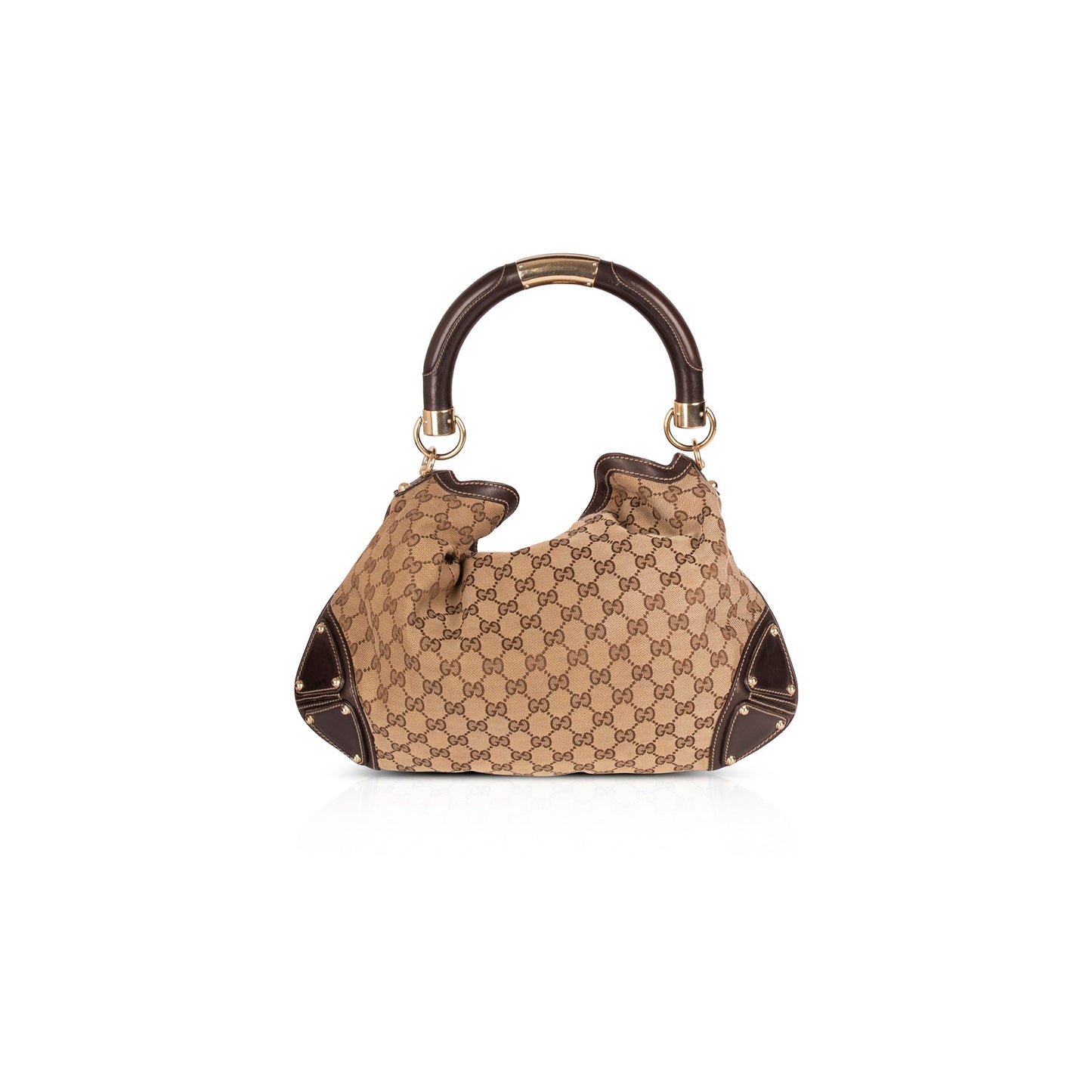 Gucci Medium GG Canvas Babouska Indy Hobo