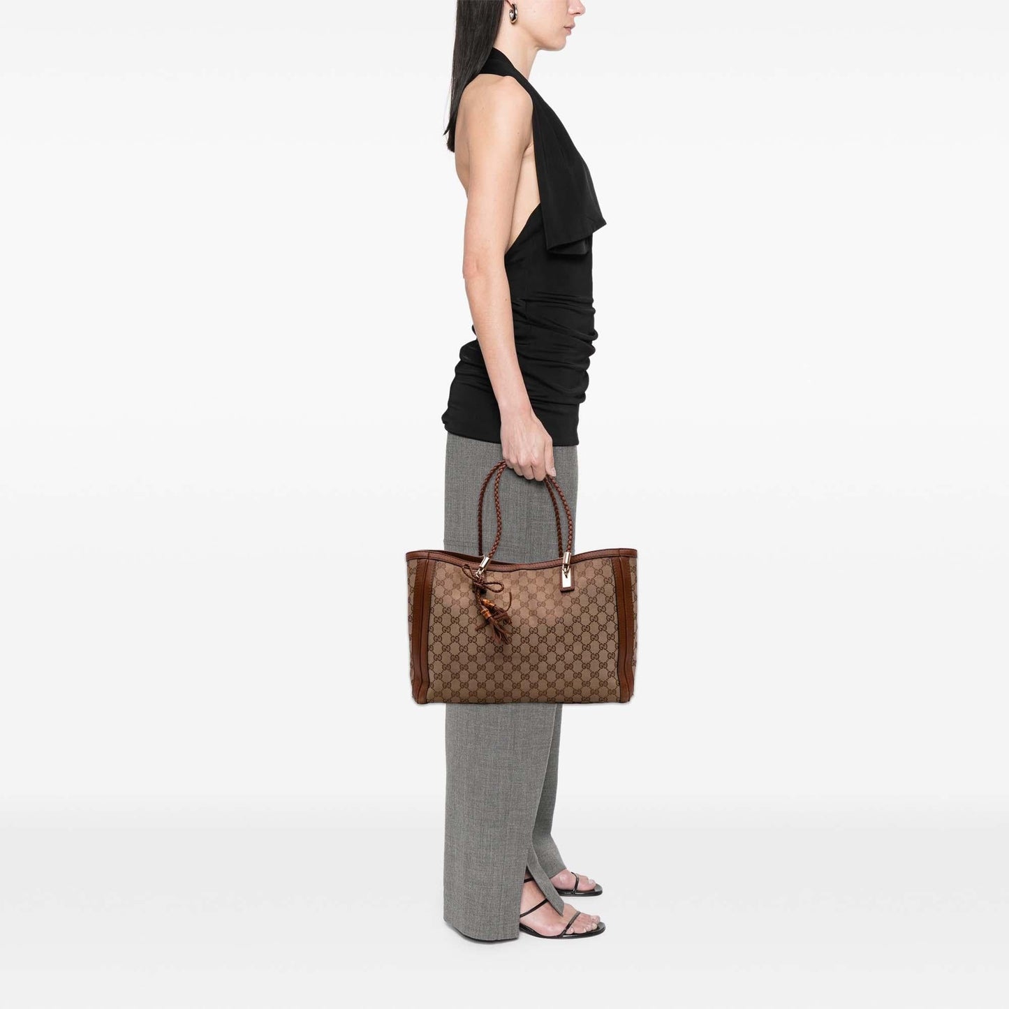 Gucci Medium GG Canvas Bella Tote