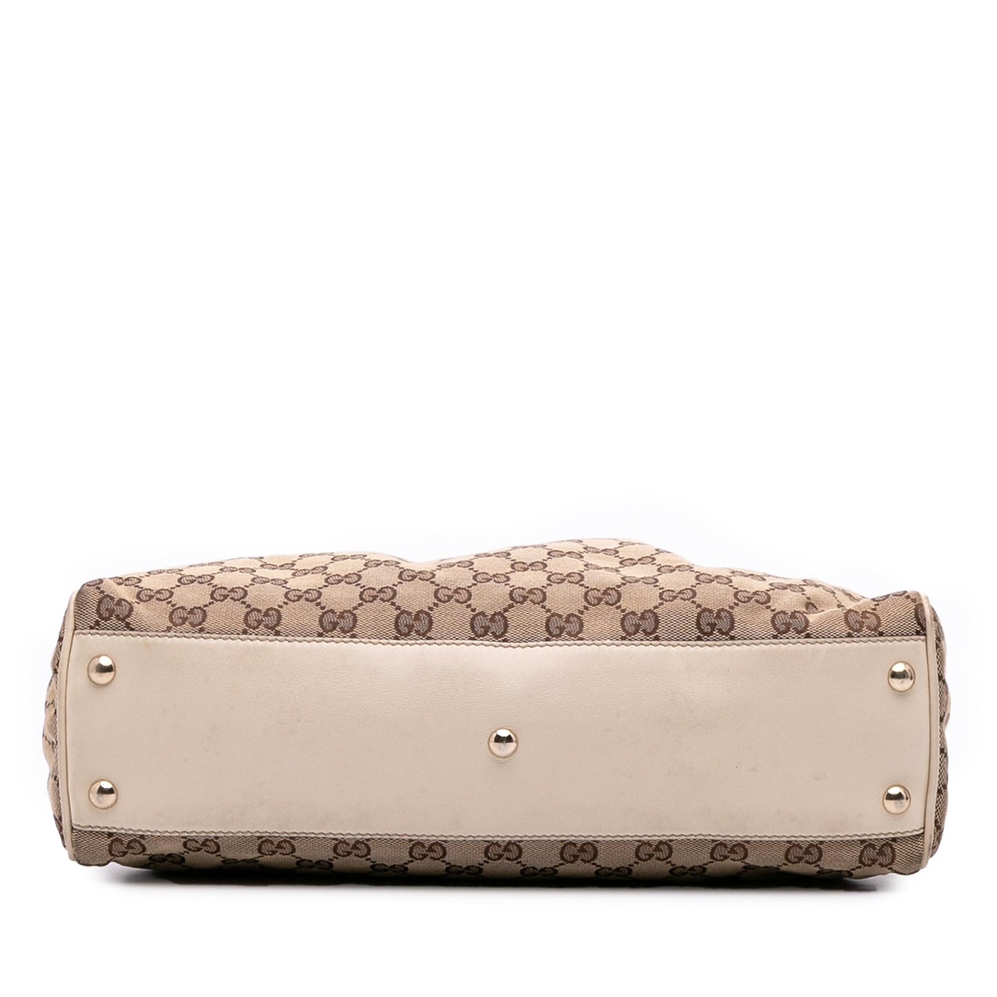 Gucci Medium GG Canvas Braided Peggy Tote