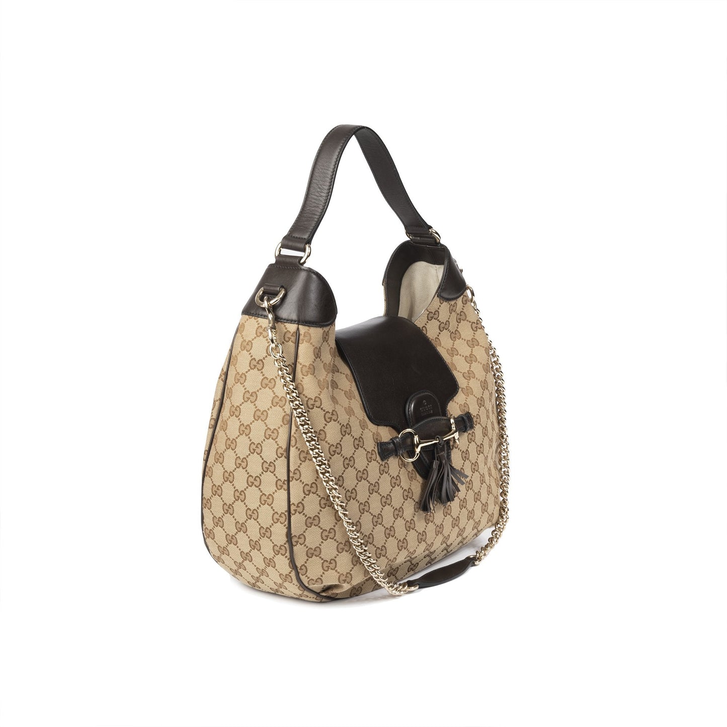Gucci Medium GG Canvas Emily Hobo
