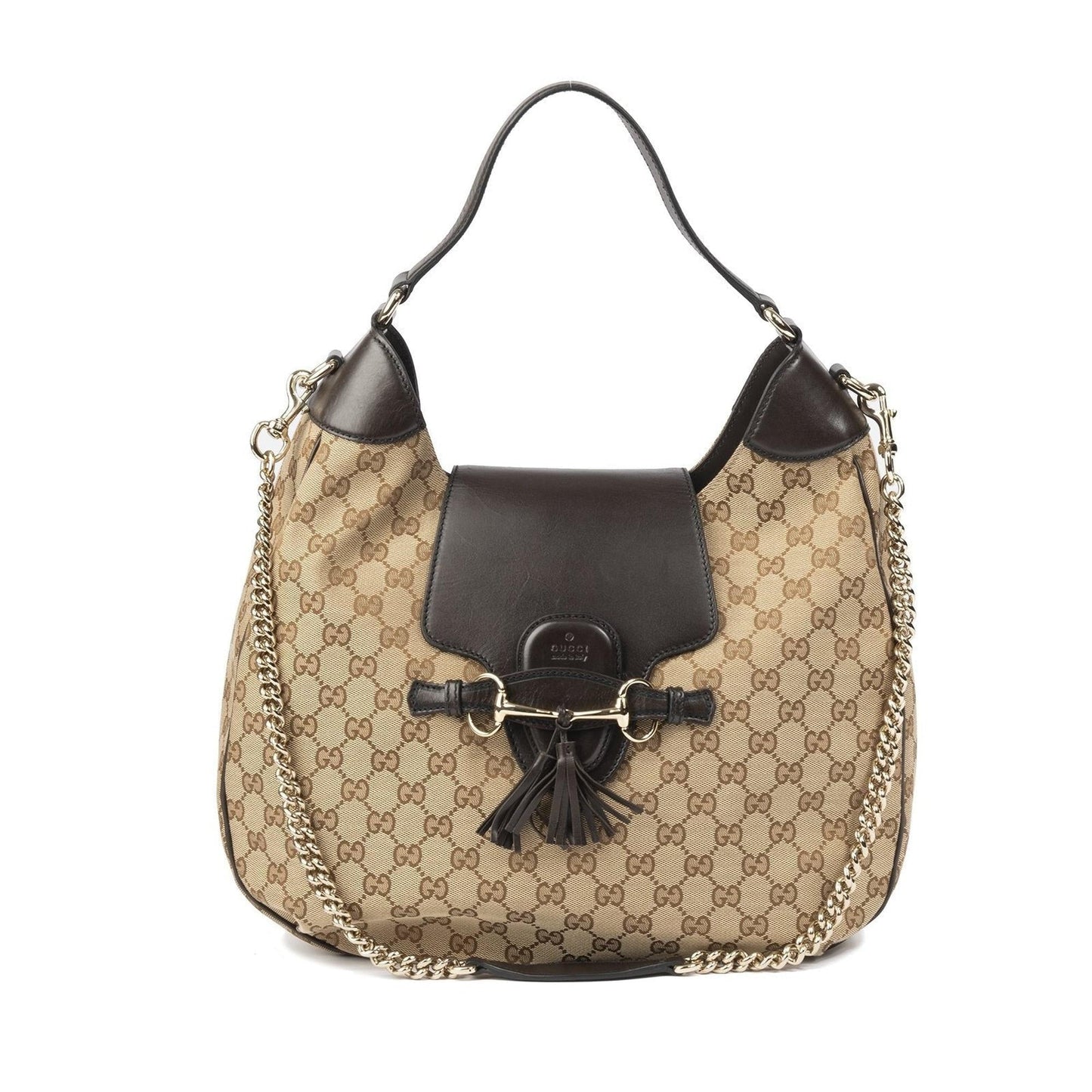 Gucci Medium GG Canvas Emily Hobo