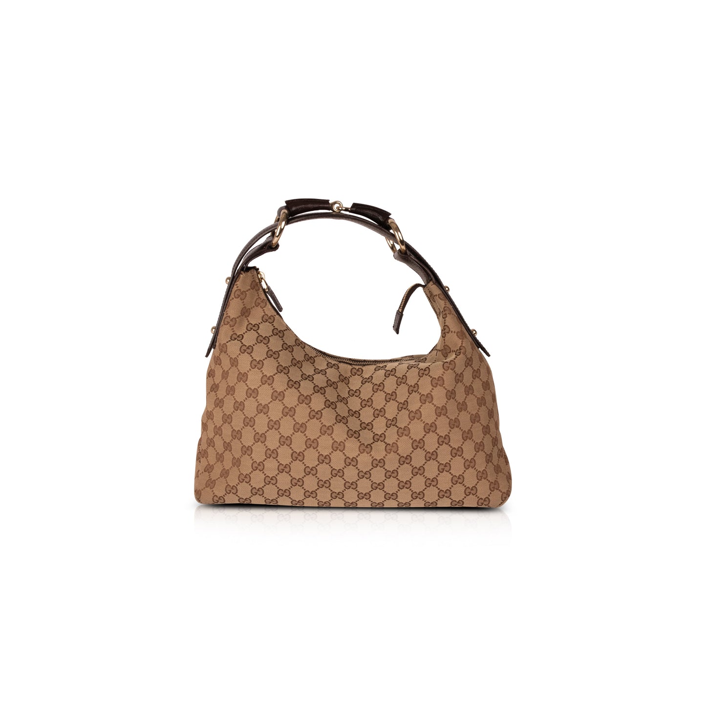 Gucci Medium GG Canvas Horsebit Hobo