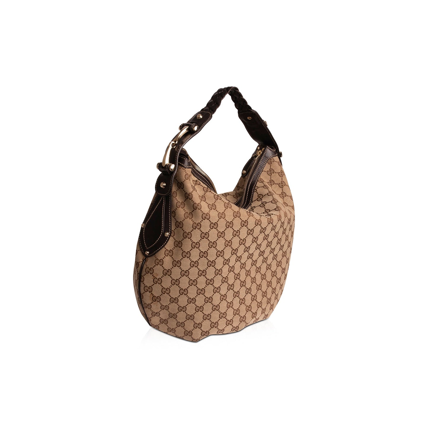Gucci Medium GG Canvas Pelham Hobo