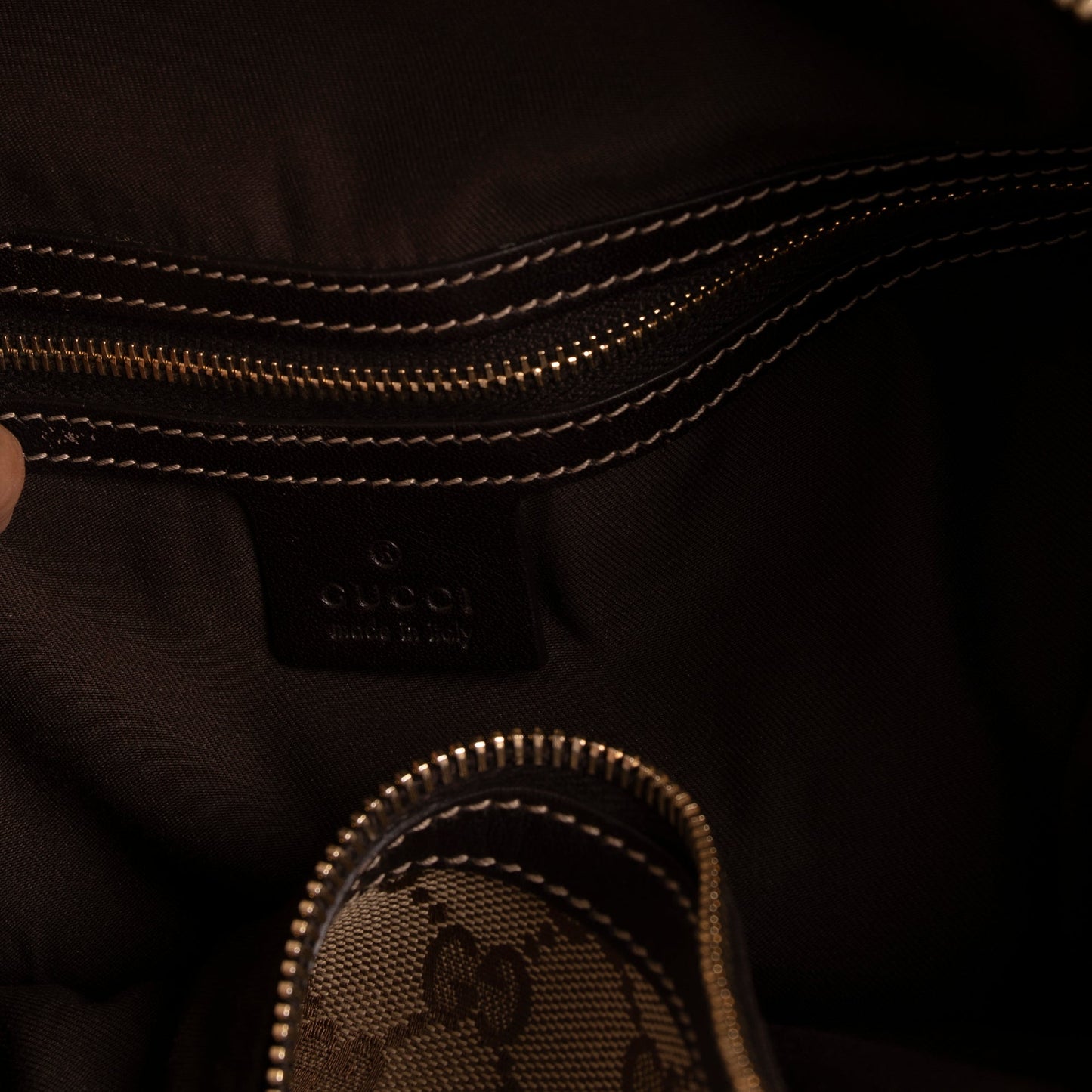 Gucci Medium GG Canvas Pelham Hobo