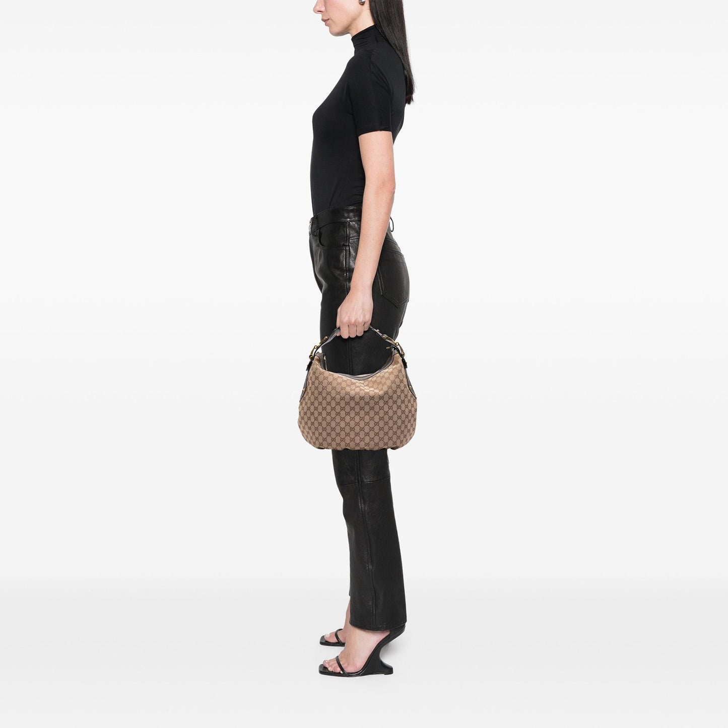 Gucci Medium GG Canvas Pelham Hobo