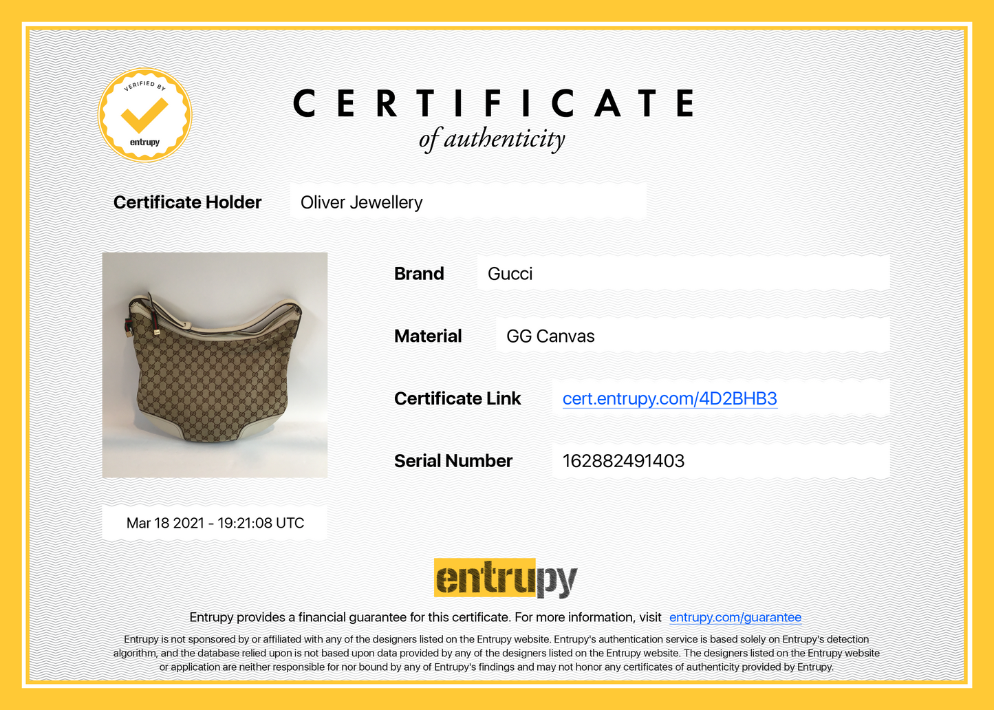 Gucci Medium GG Canvas Princy Hobo