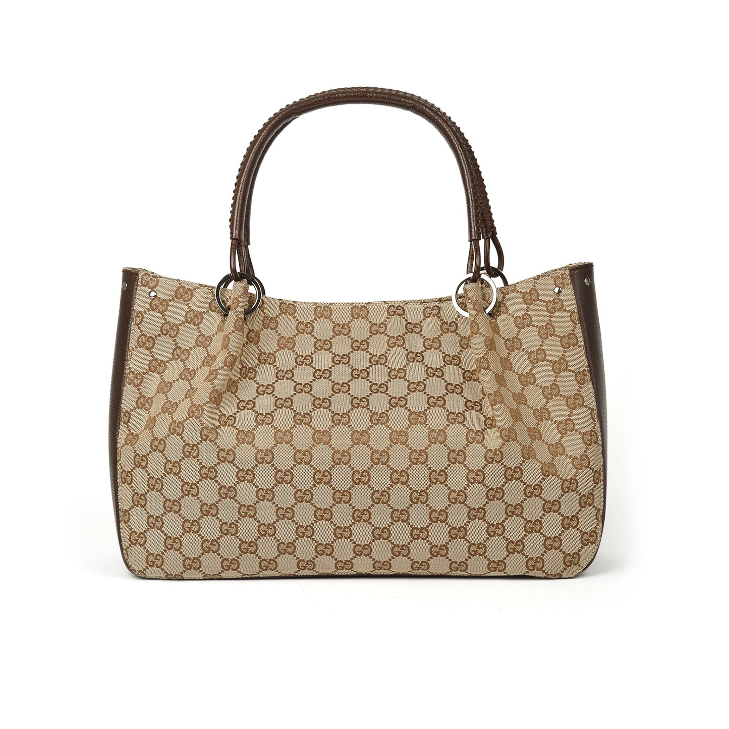 Gucci Medium GG Canvas Shopper Tote