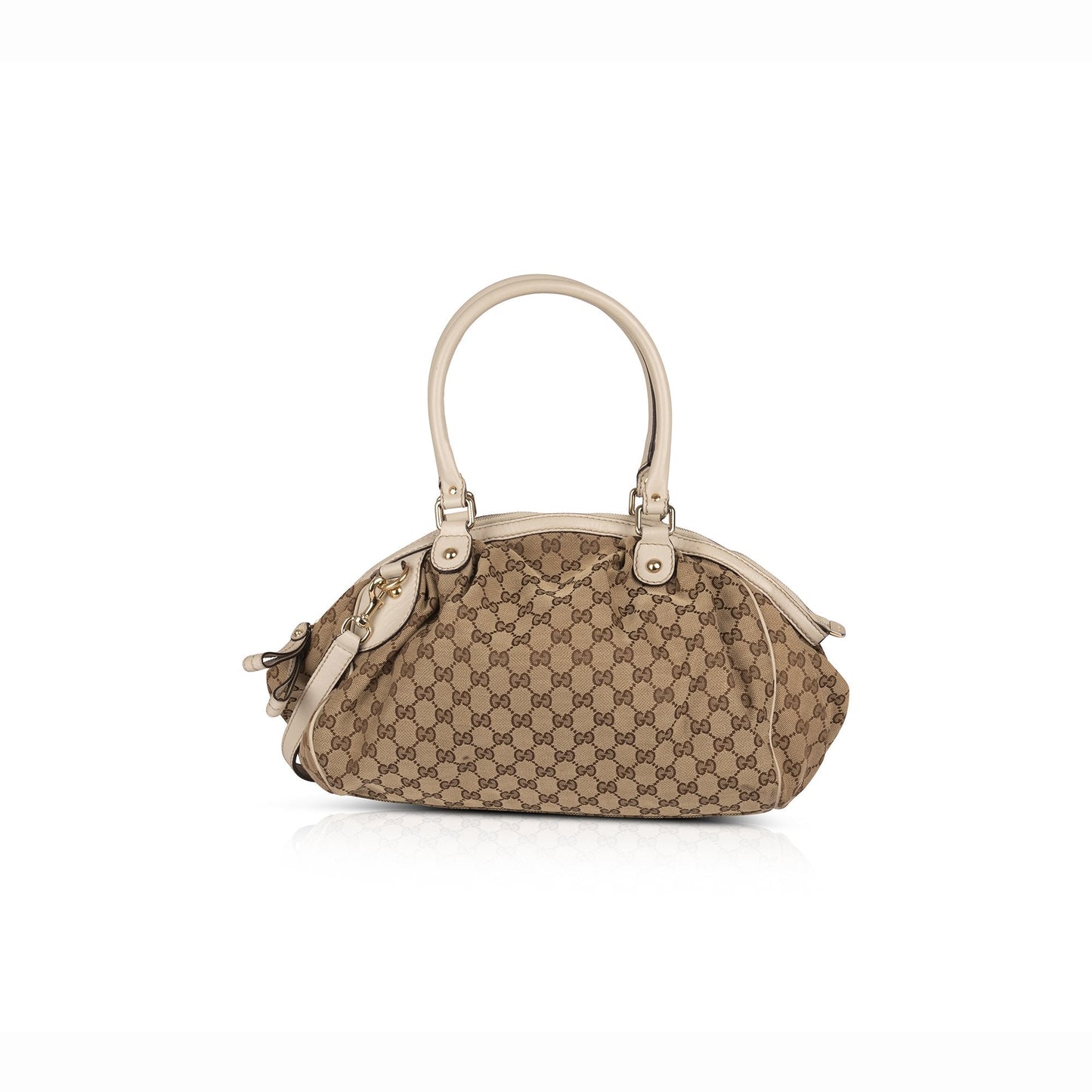 Gucci Medium GG Canvas Sukey Boston Bag