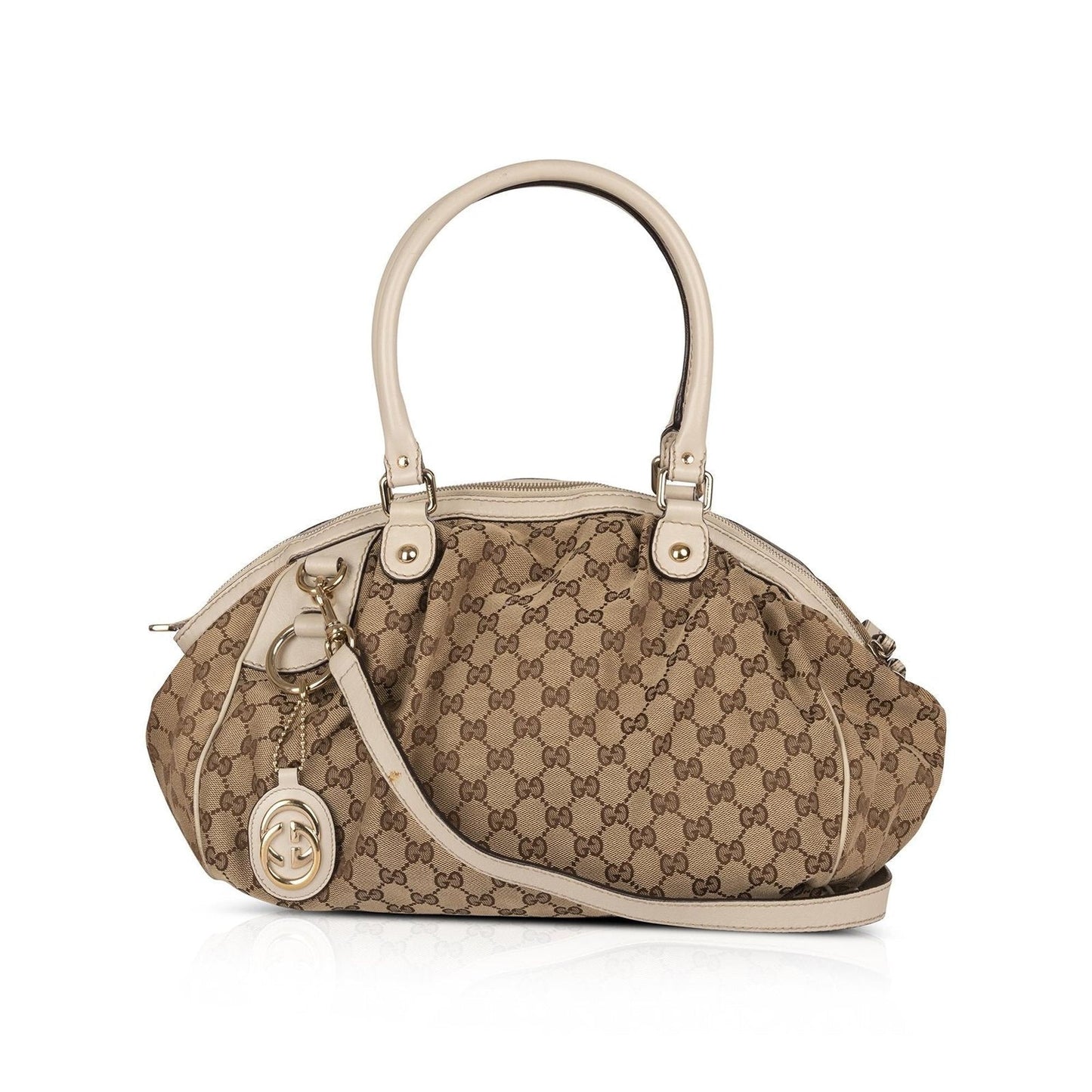 Gucci Medium GG Canvas Sukey Boston Bag