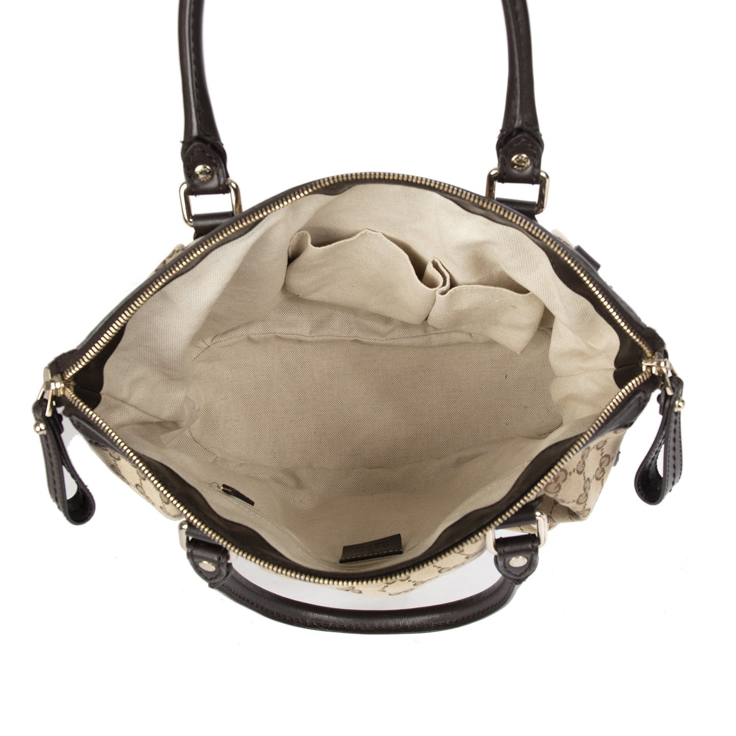 Gucci Medium GG Canvas Sukey Top Handle Satchel