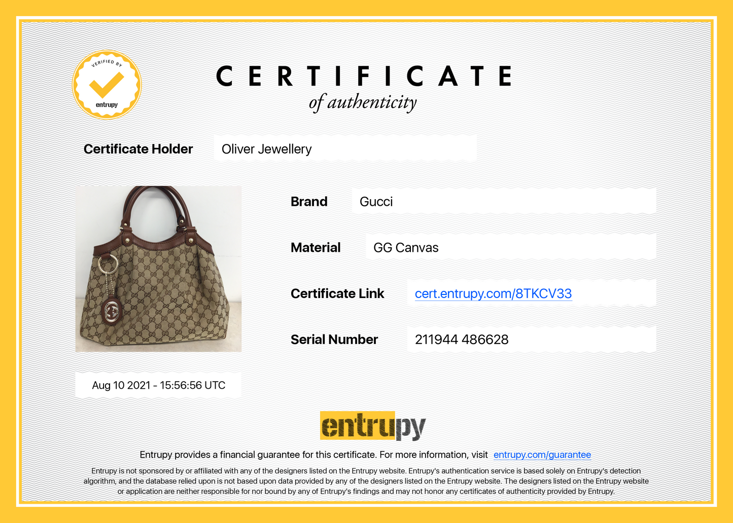 Gucci Medium GG Canvas Sukey Tote