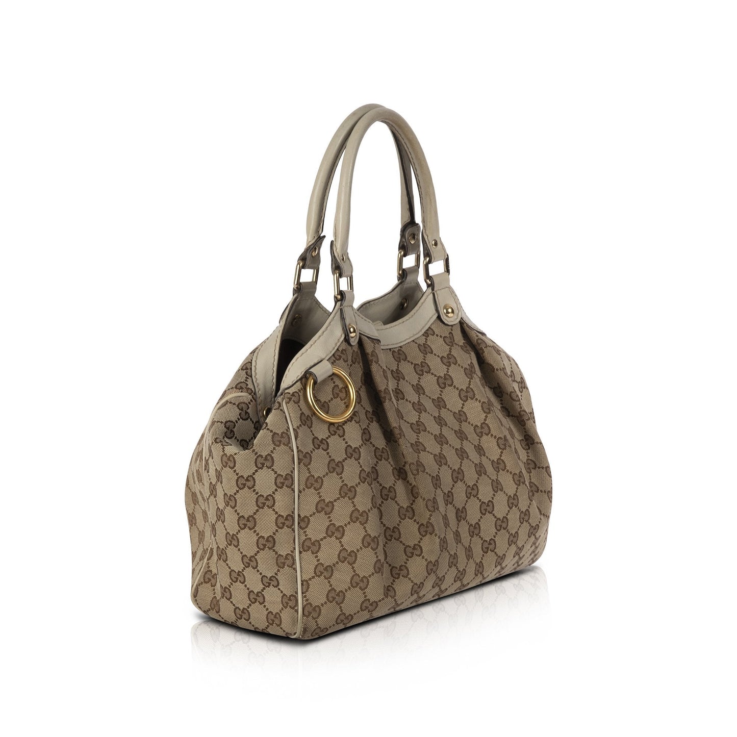 Gucci Medium GG Canvas Sukey Tote