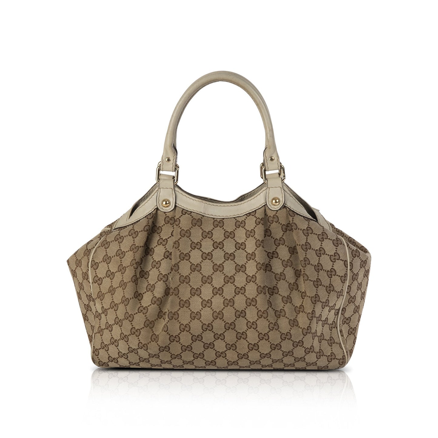 Gucci Medium GG Canvas Sukey Tote