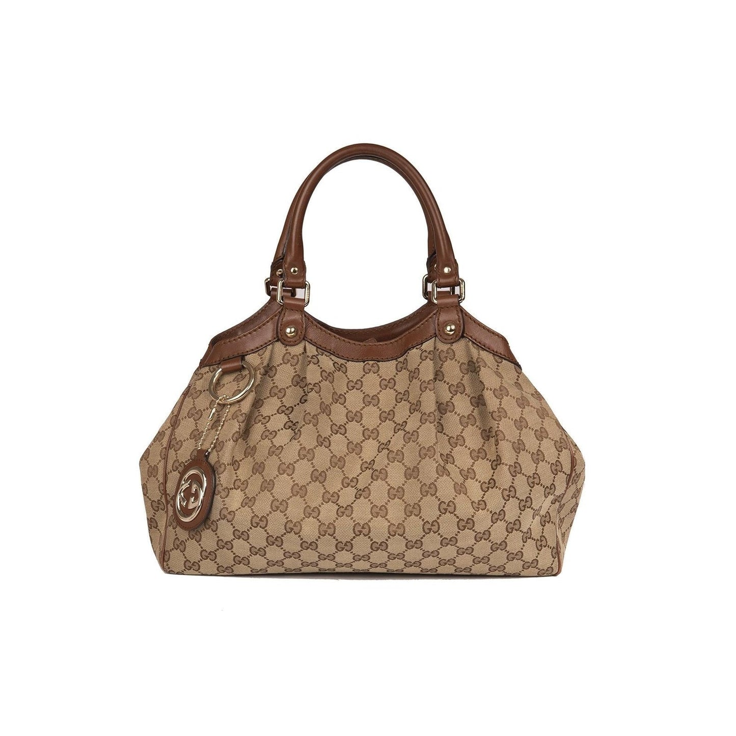 Gucci Medium GG Canvas Sukey Tote