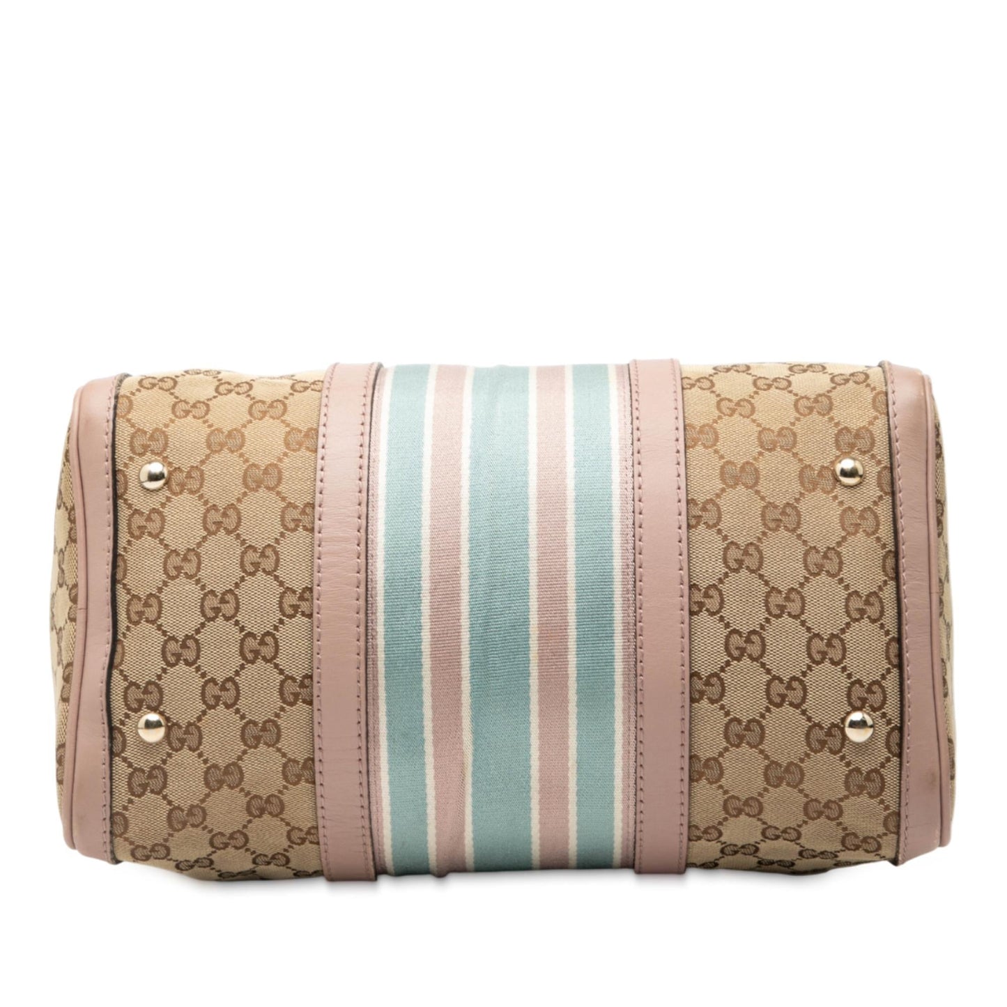 Gucci Medium GG Canvas Web Joy Boston Bag