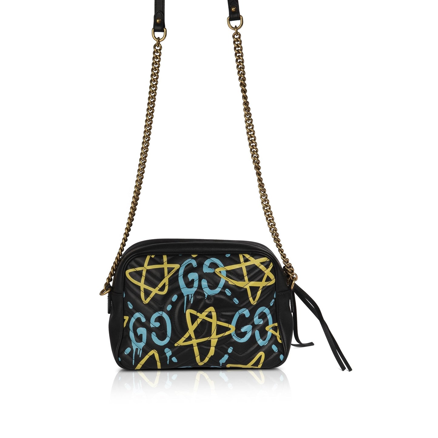 Gucci Medium GG Marmont Ghost Matelasse Bag
