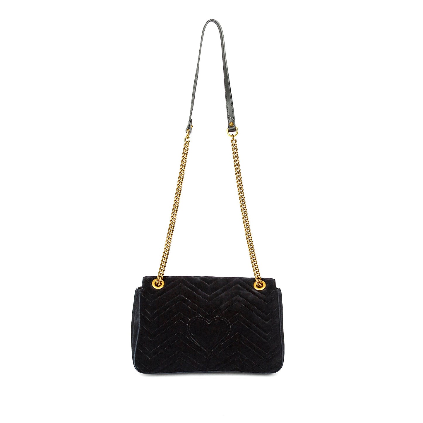 Gucci Medium GG Marmont Matelasse Velvet Loved Shoulder Bag