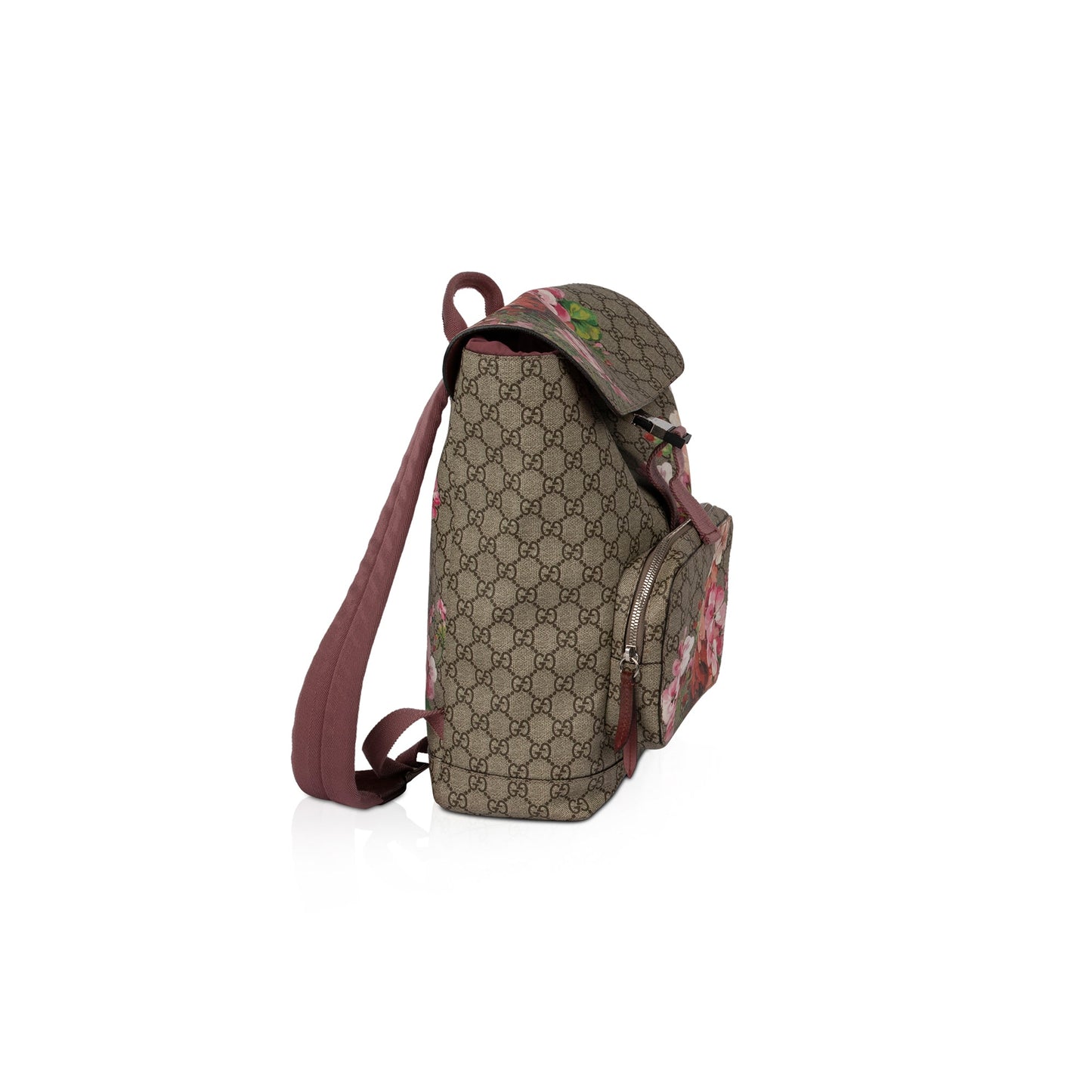 Gucci Medium GG Supreme Blooms Backpack