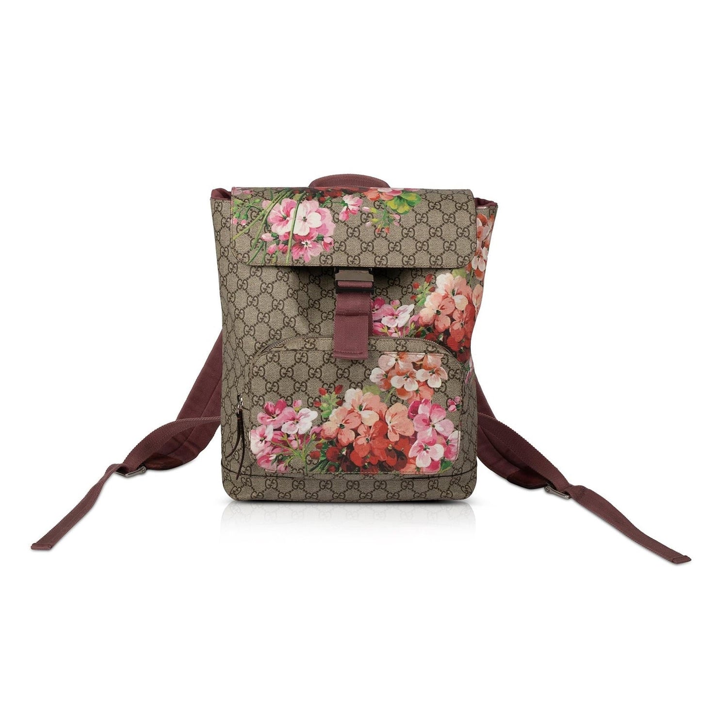 Gucci Medium GG Supreme Blooms Backpack