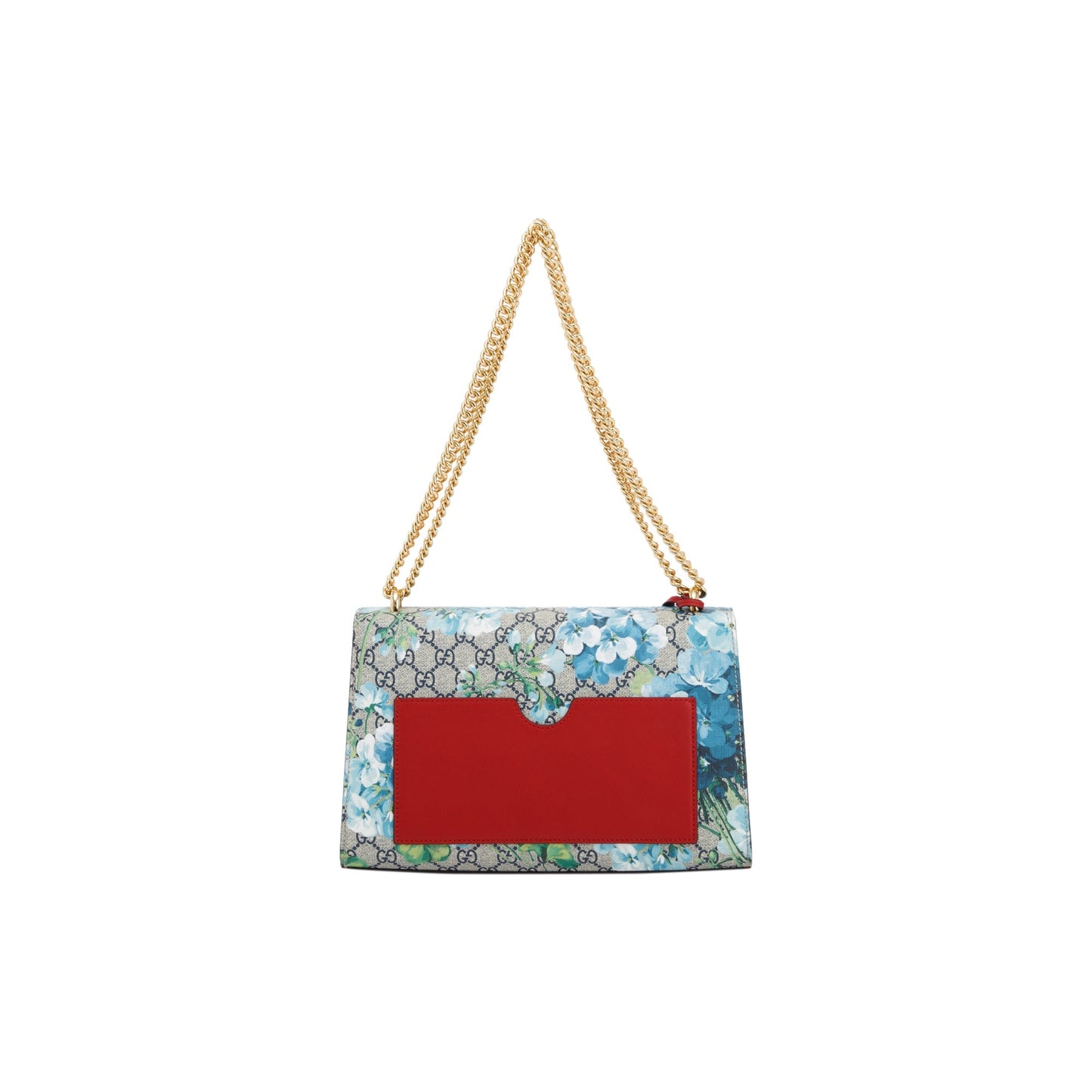 Gucci Medium GG Supreme Blooms Padlock Shoulder Bag