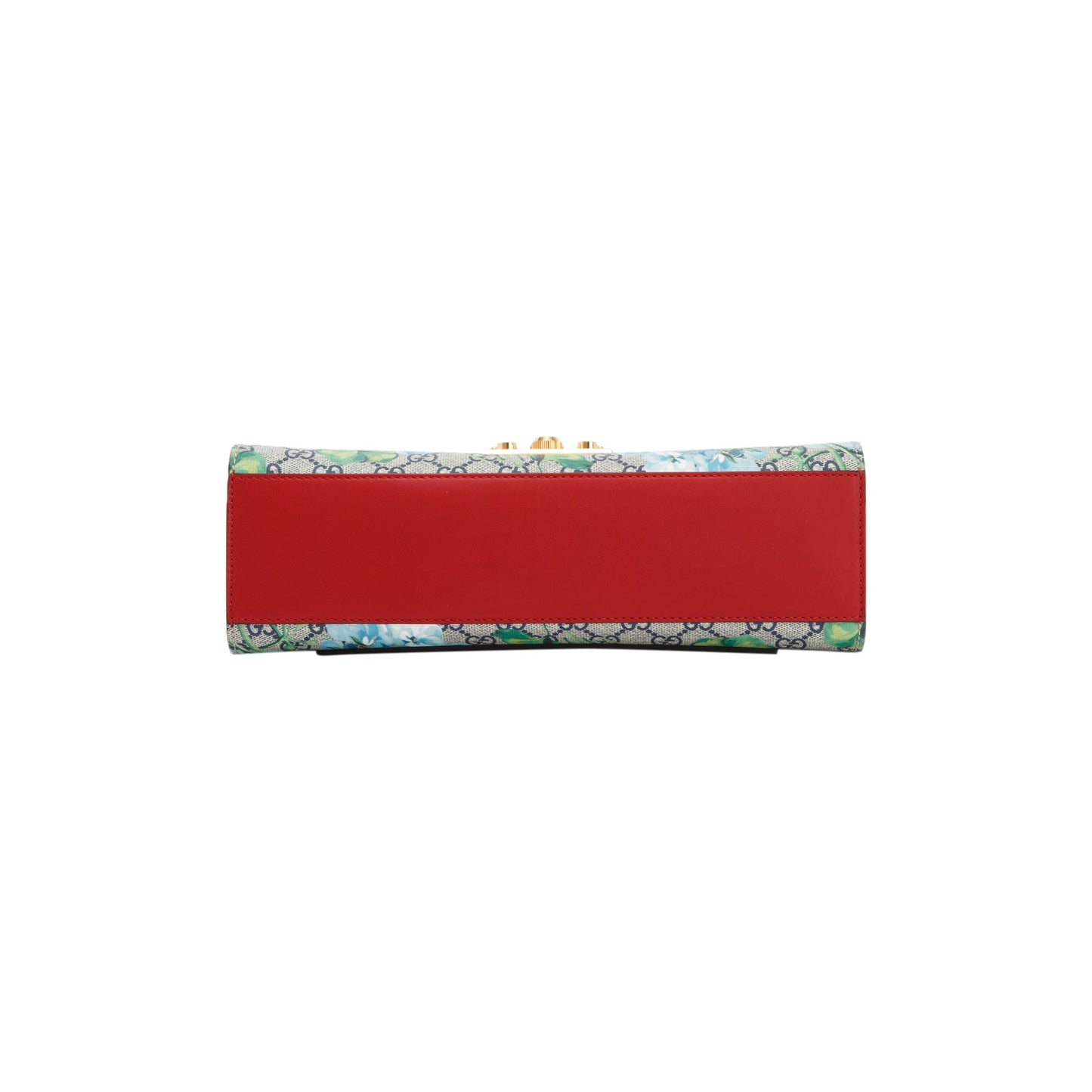 Gucci Medium GG Supreme Blooms Padlock Shoulder Bag