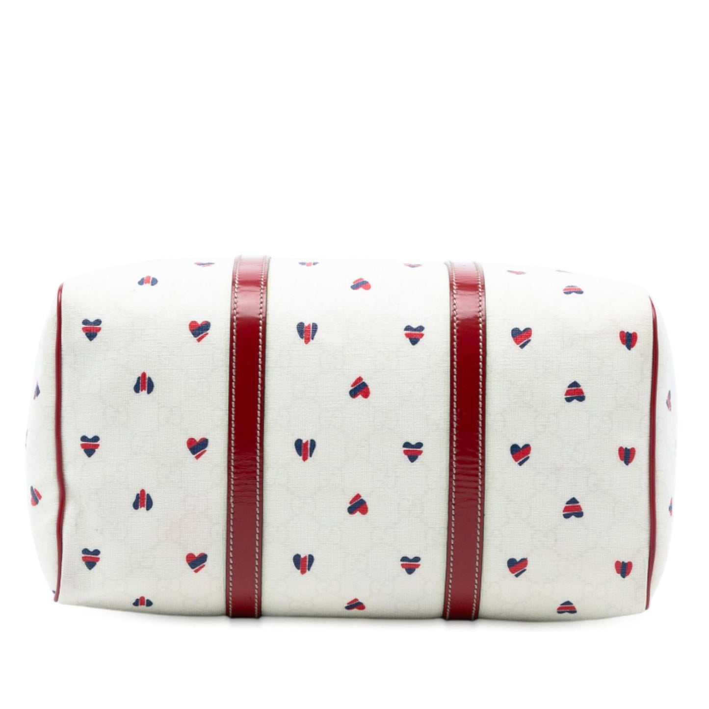 Gucci Medium GG Supreme Hearts Joy Boston Bag
