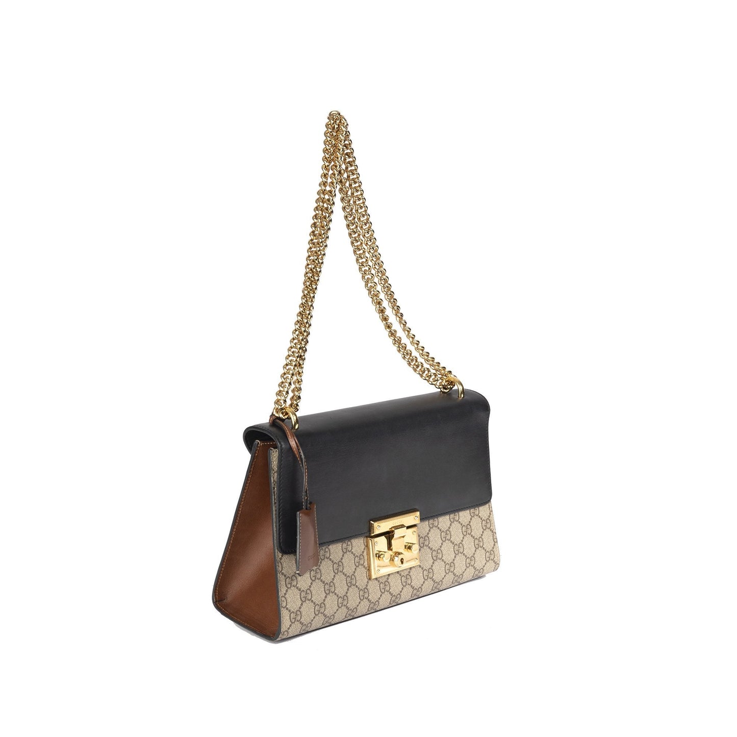 Gucci Medium GG Supreme Padlock Shoulder Bag
