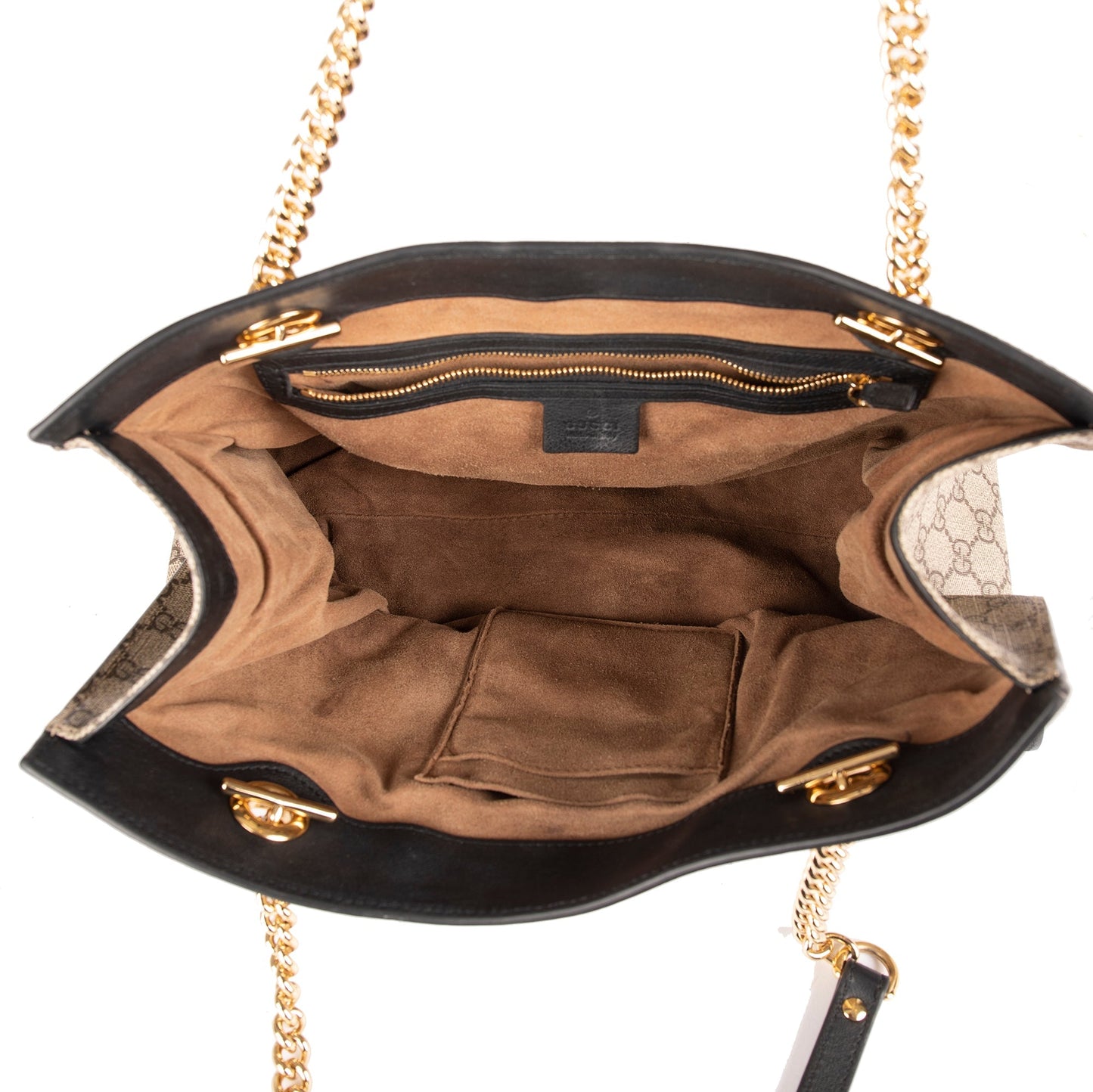 Gucci Medium GG Supreme Padlock Shoulder Bag
