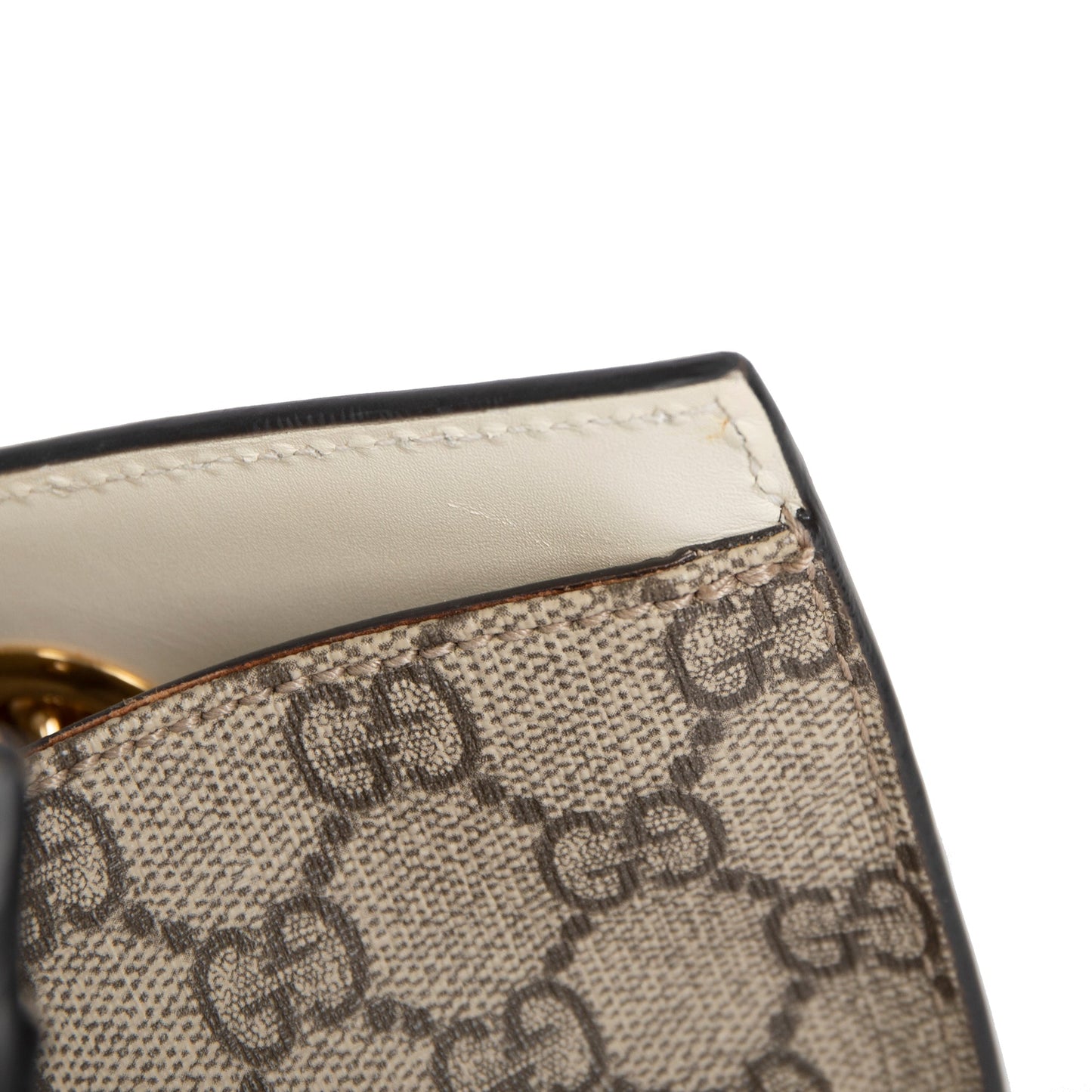 Gucci Medium GG Supreme Padlock Shoulder Bag