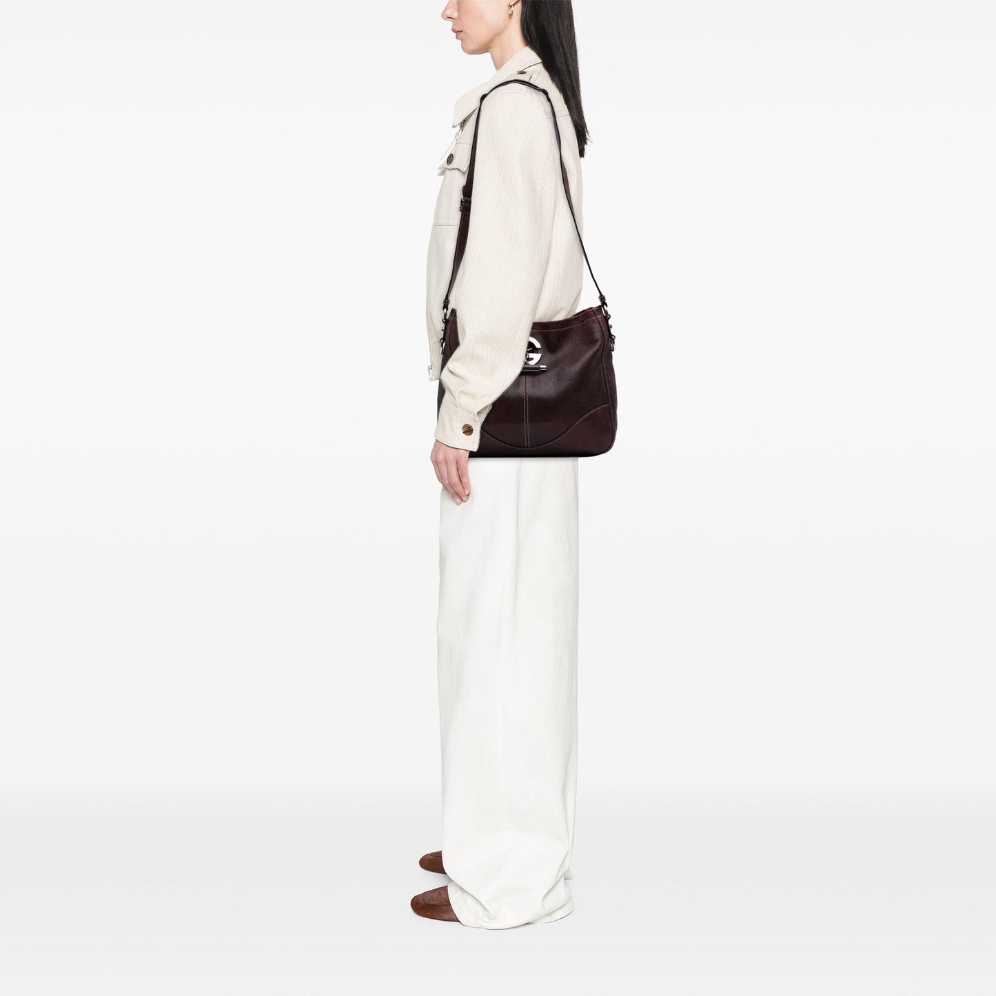 Gucci Medium Grained Calfskin Charlotte Crossbody