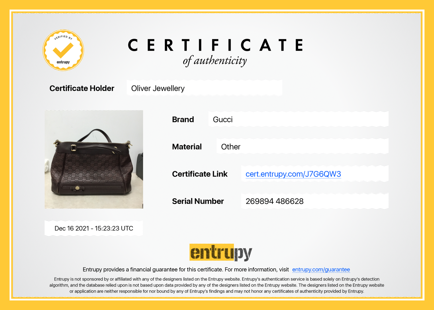 Gucci Medium Guccissima Leather Mayfair Bag