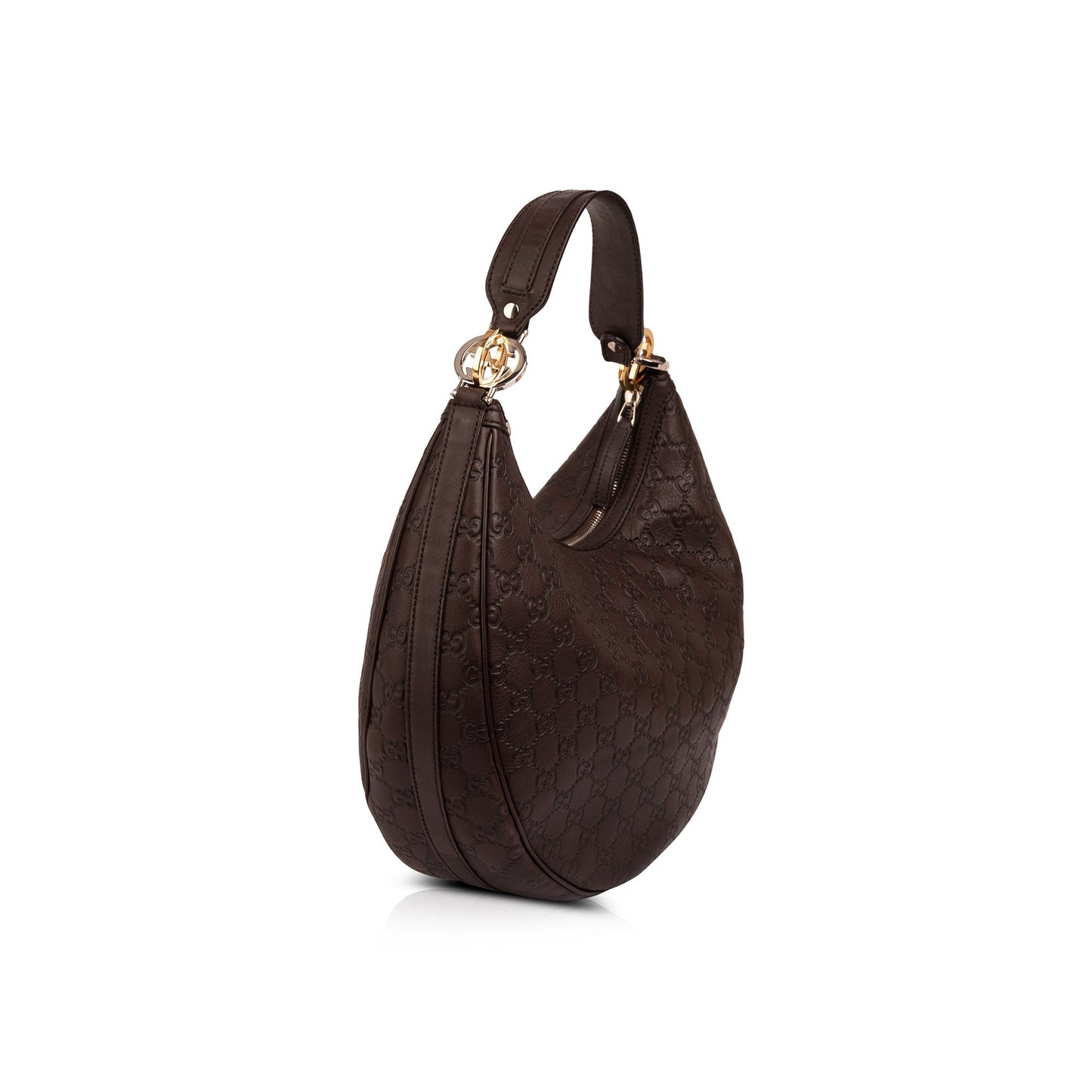 Gucci Medium Guccissima Leather Twins Hobo