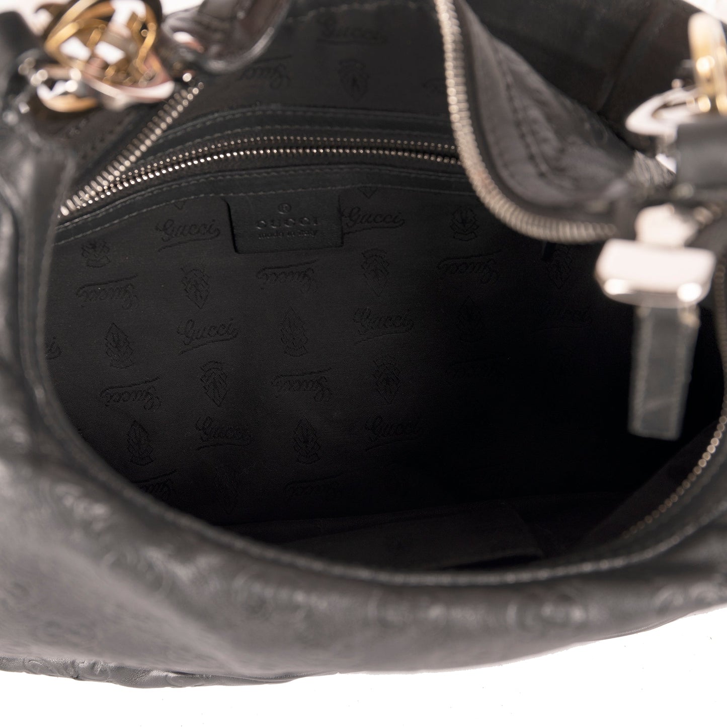 Gucci Medium Guccissima Leather Twins Hobo