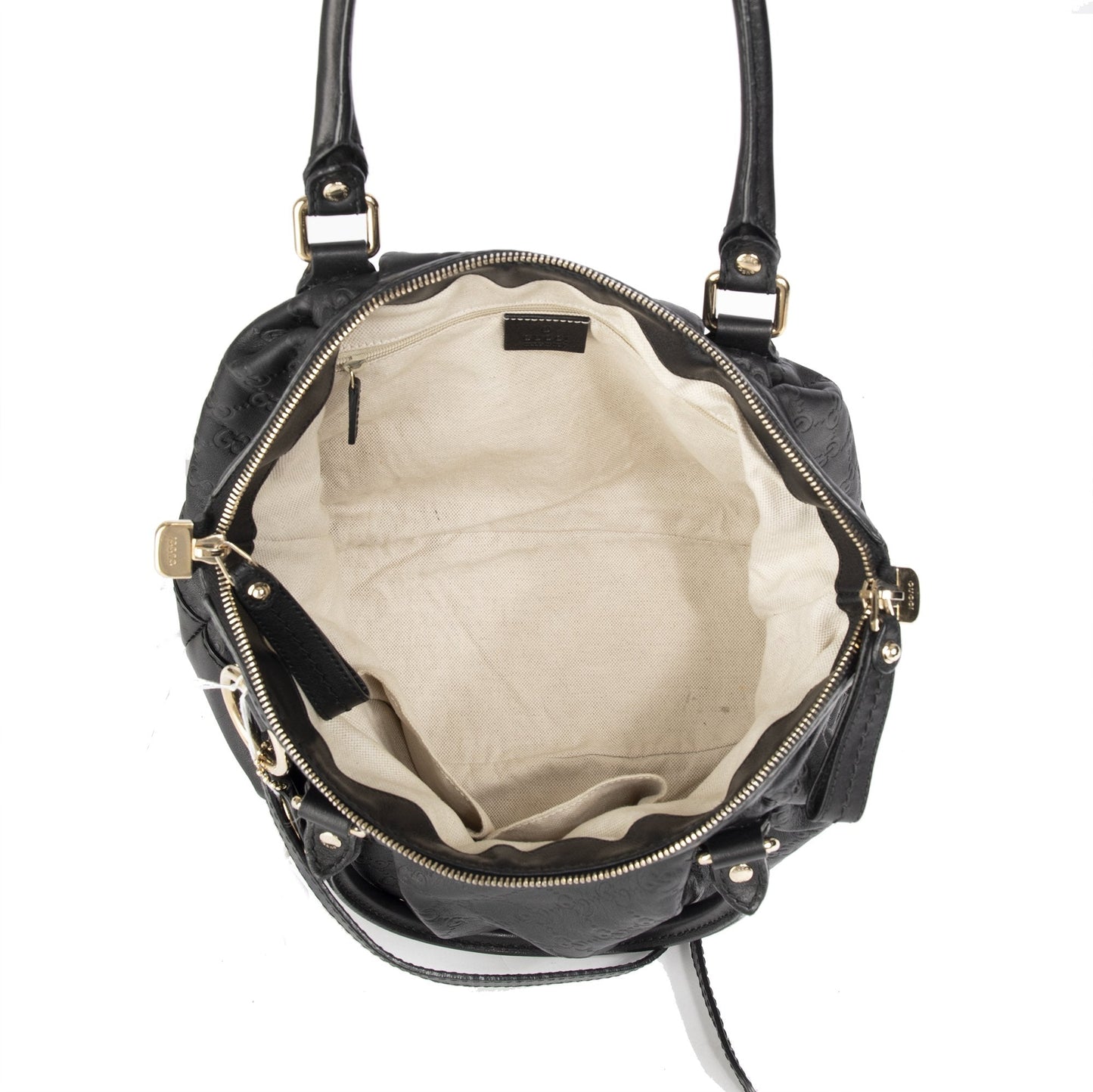 Gucci Medium Guccissima Sukey Top Handle Satchel