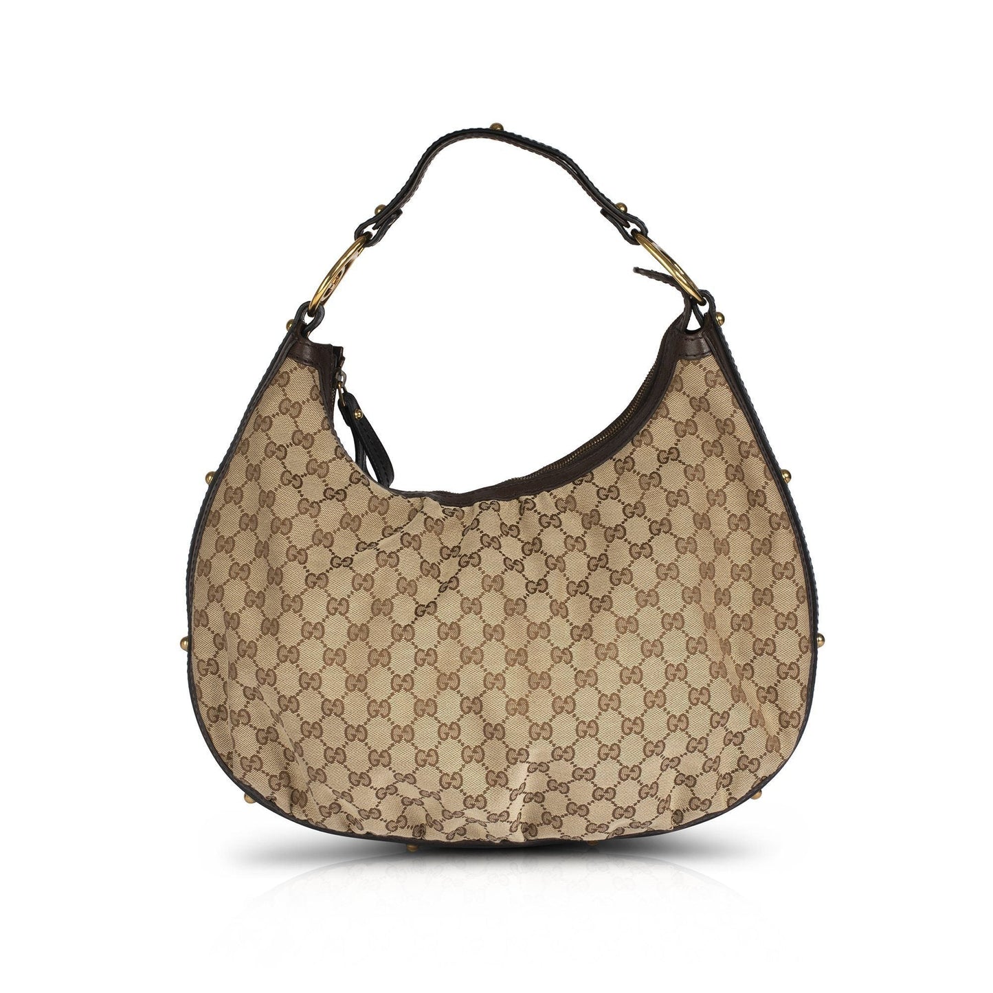 Gucci Medium Interlocking GG Canvas Hobo
