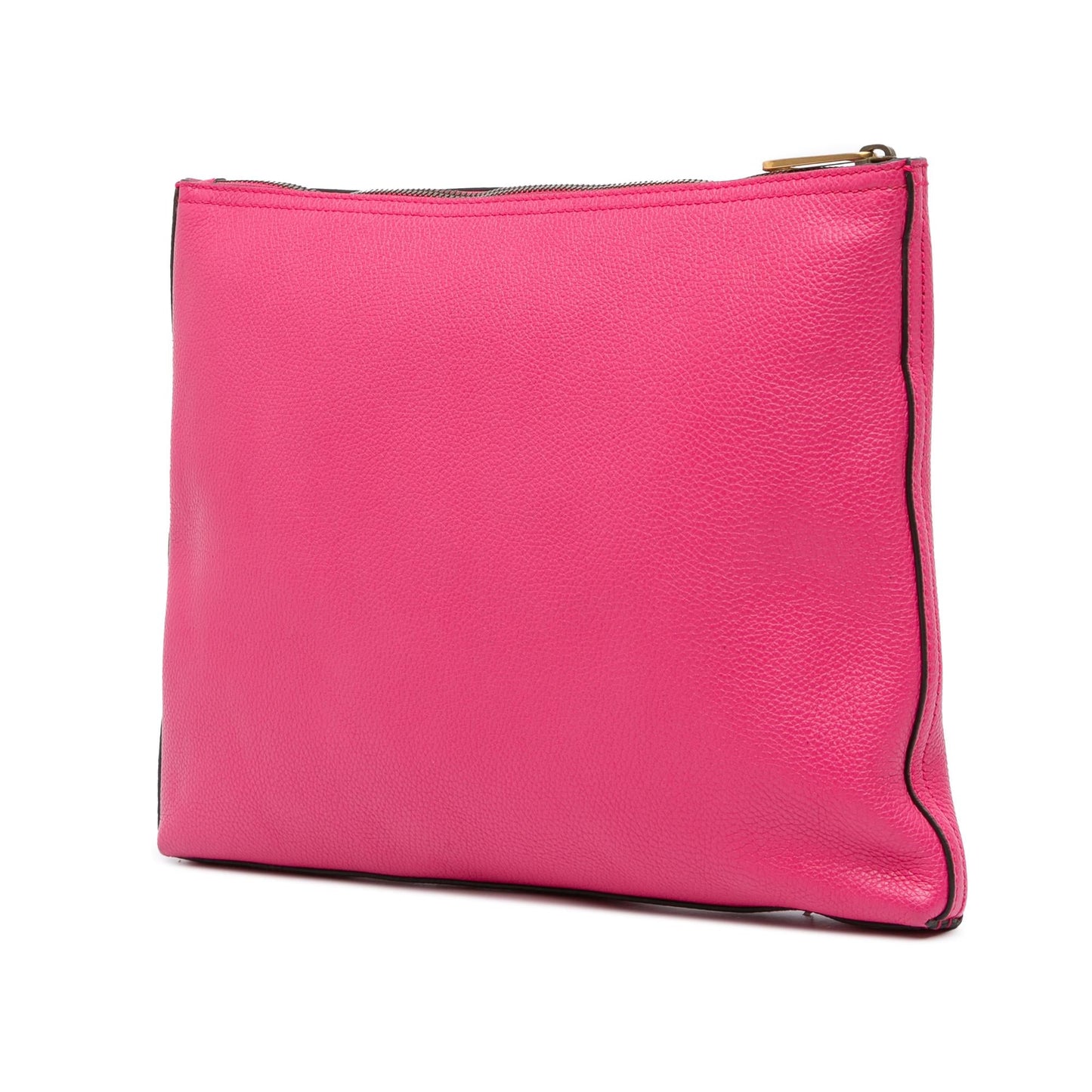 Gucci Medium Leather Logo Portfolio Clutch