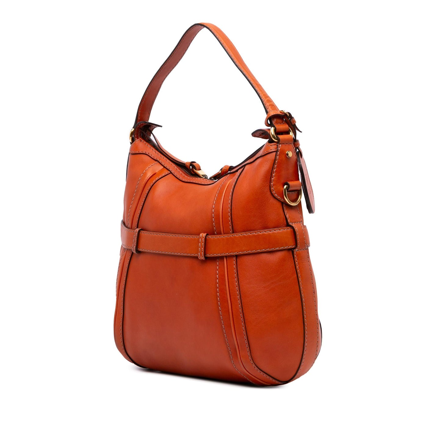 Gucci Medium Leather Running Satchel
