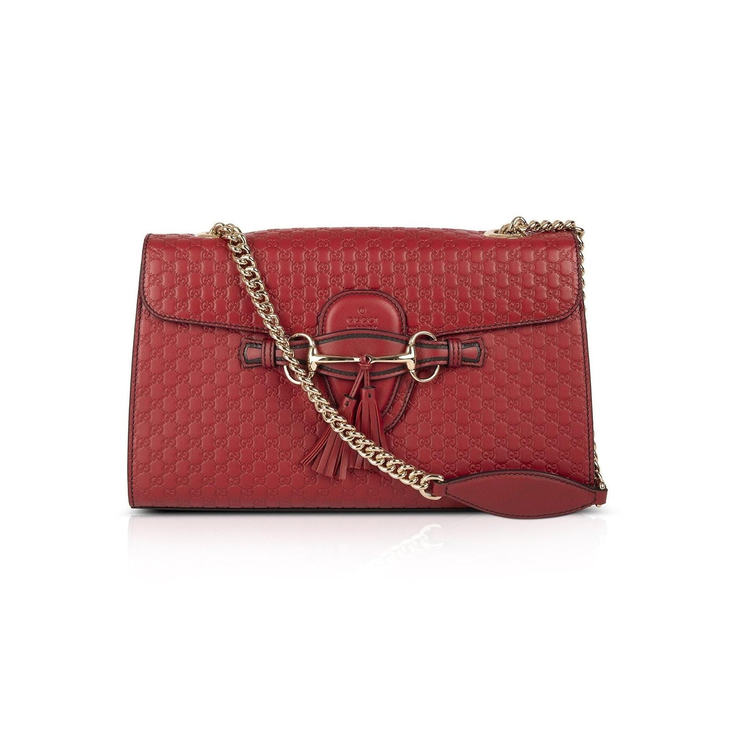 Gucci Medium Microguccissima Emily Chain Shoulder Bag