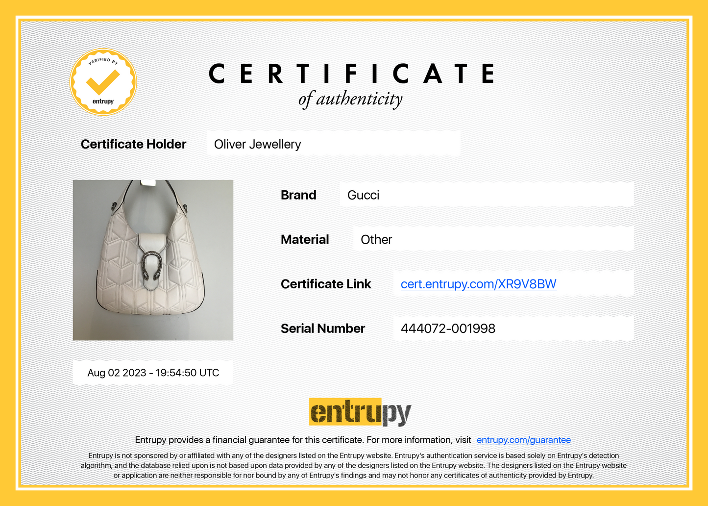 Gucci Medium Quilted Matelasse Leather Dionysus Hobo