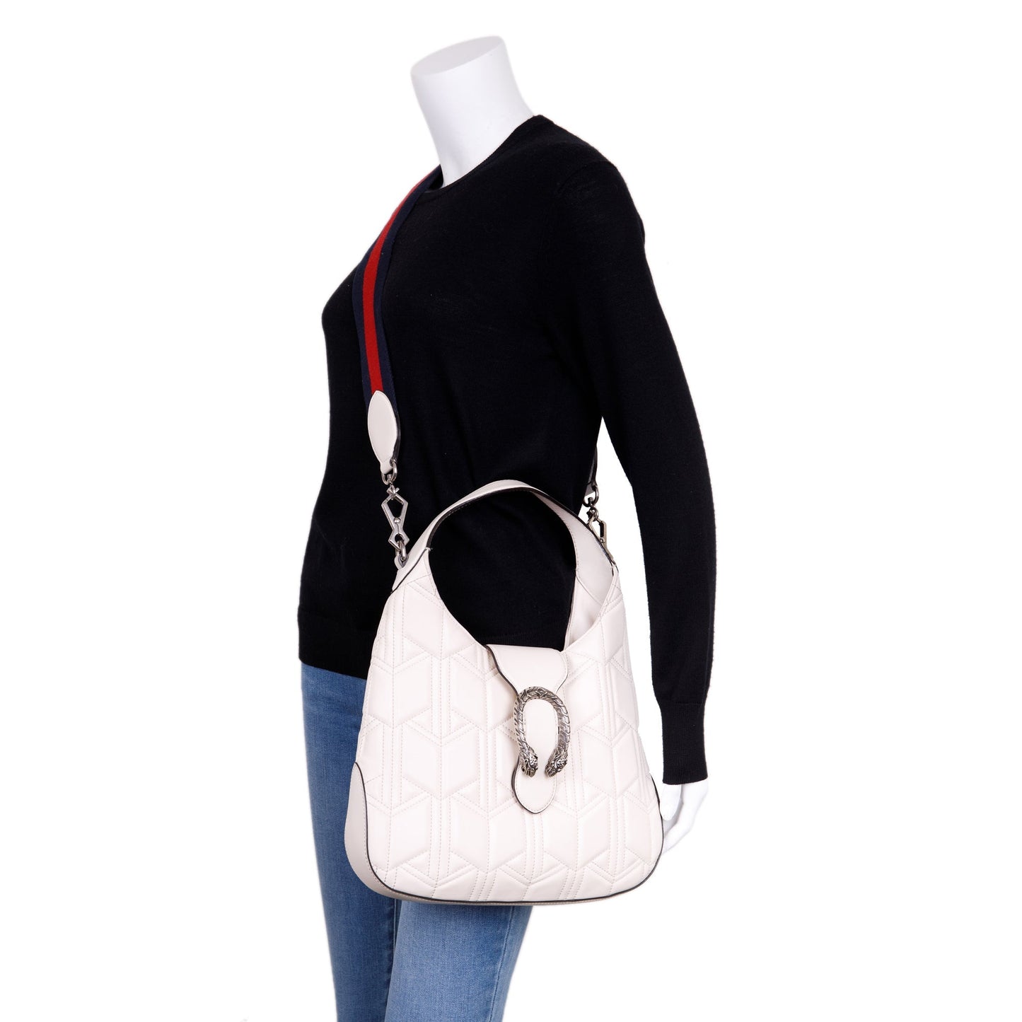 Gucci Medium Quilted Matelasse Leather Dionysus Hobo