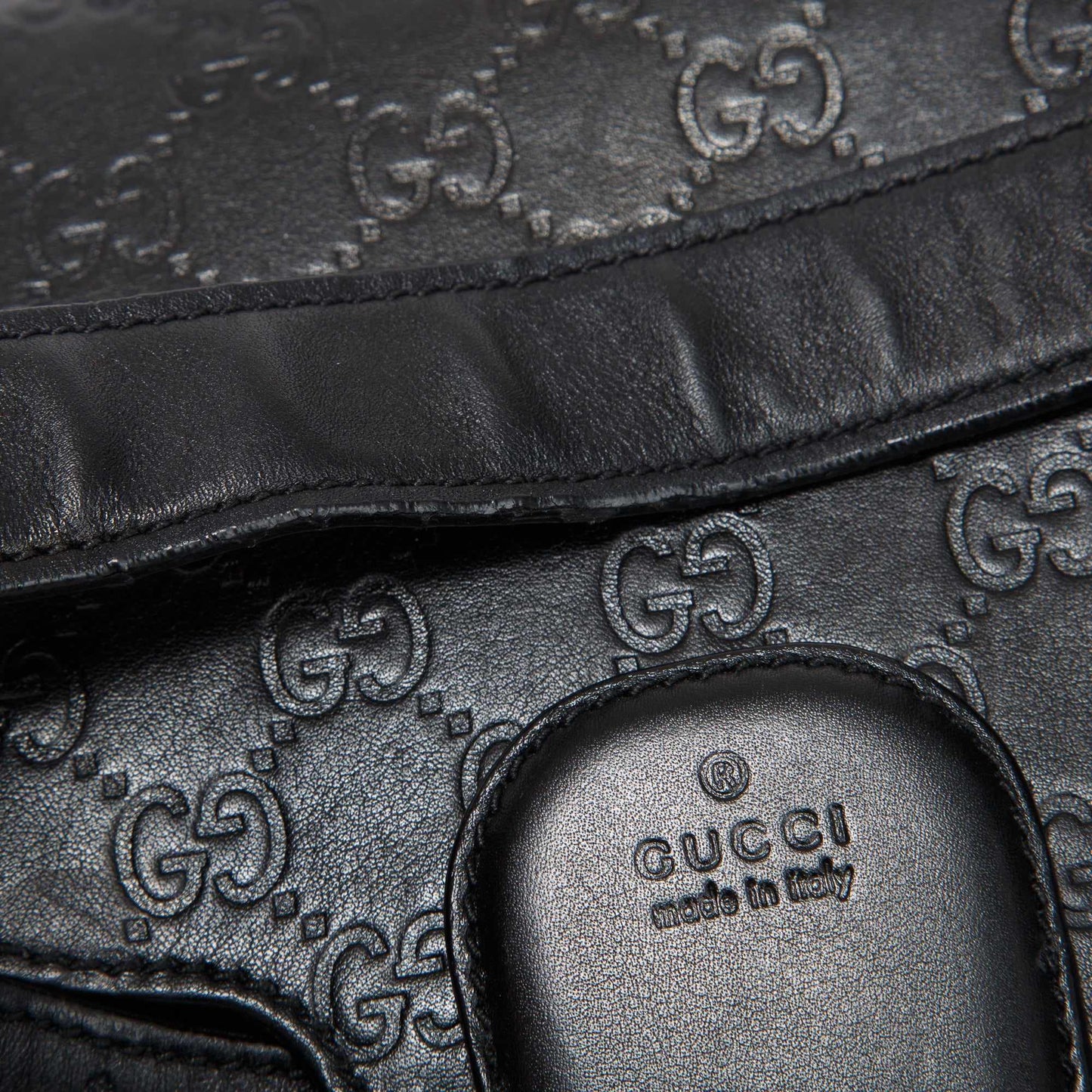 Gucci Medium Signature Leather Emily Hobo
