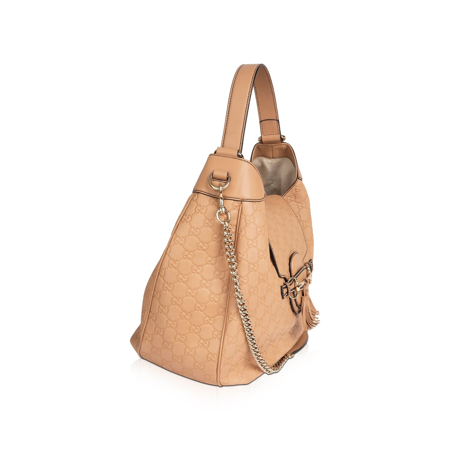 Gucci Medium Signature Leather Emily Hobo